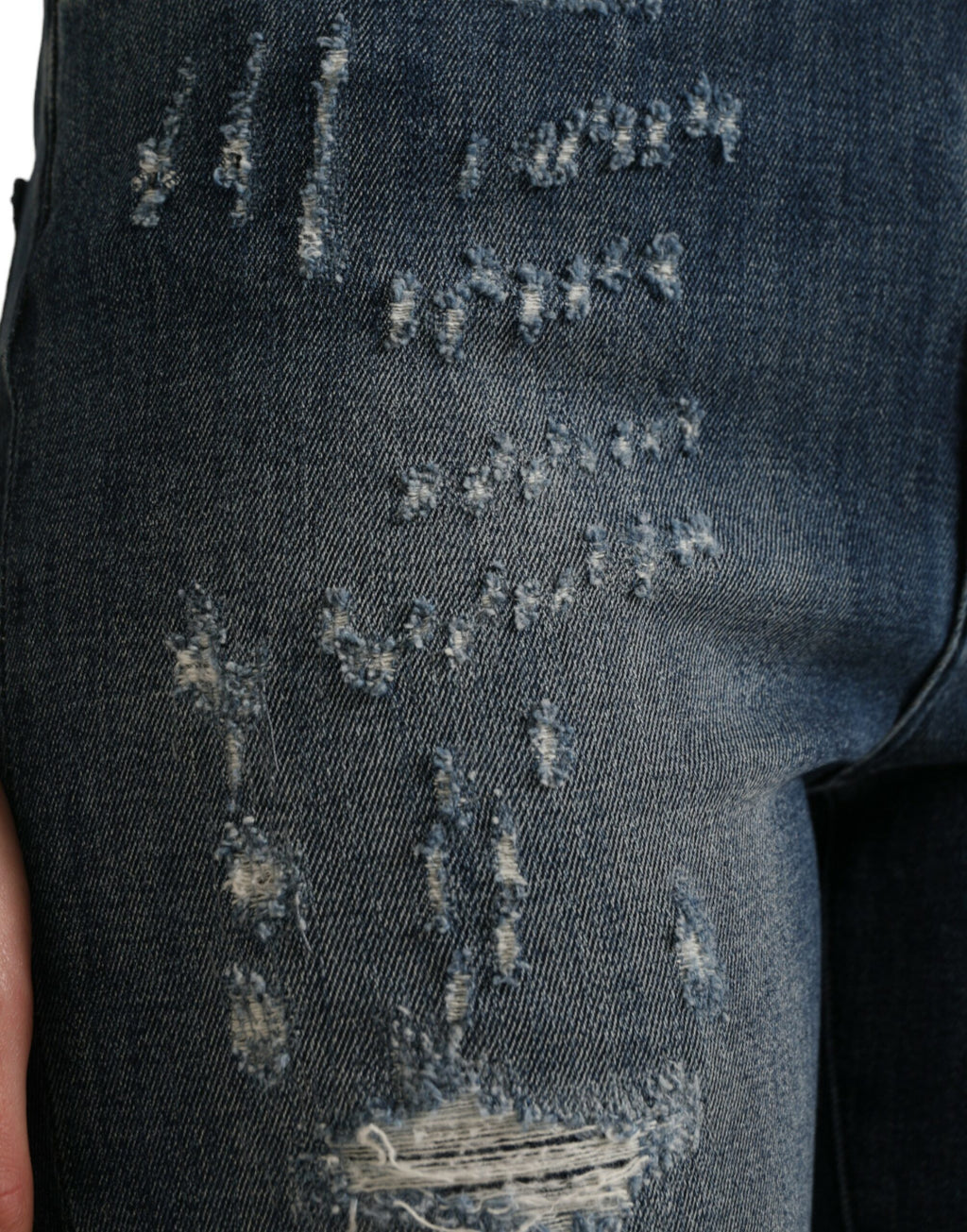 Dolce &amp; Gabbana Elegante Stretch-Jeans mit hoher Taille