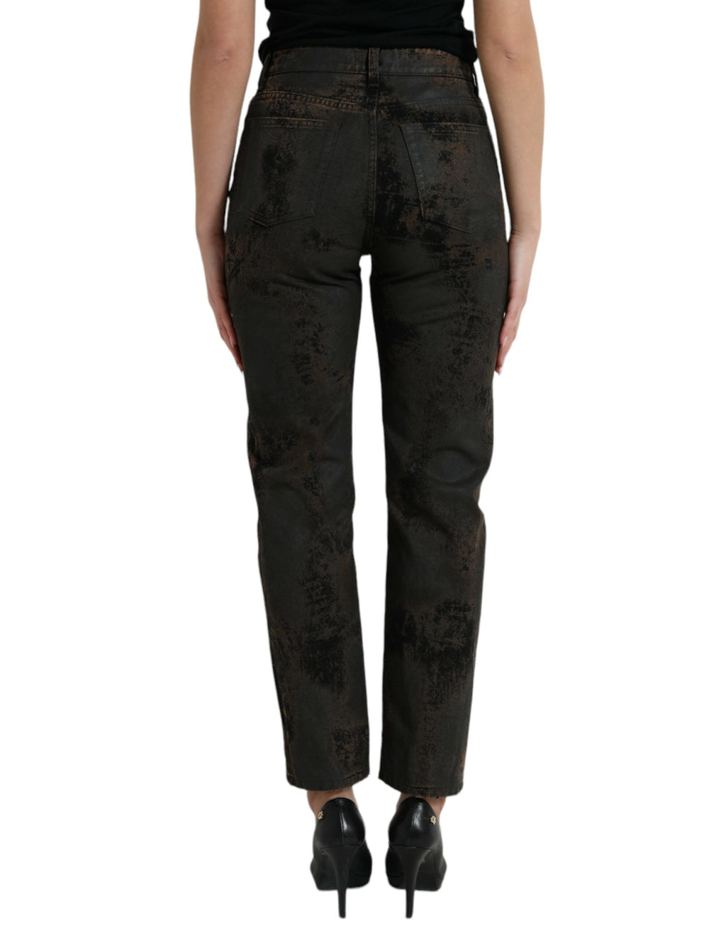 Dolce &amp; Gabbana – Schicke Boyfriend-Stretchjeans mit mittlerer Taille