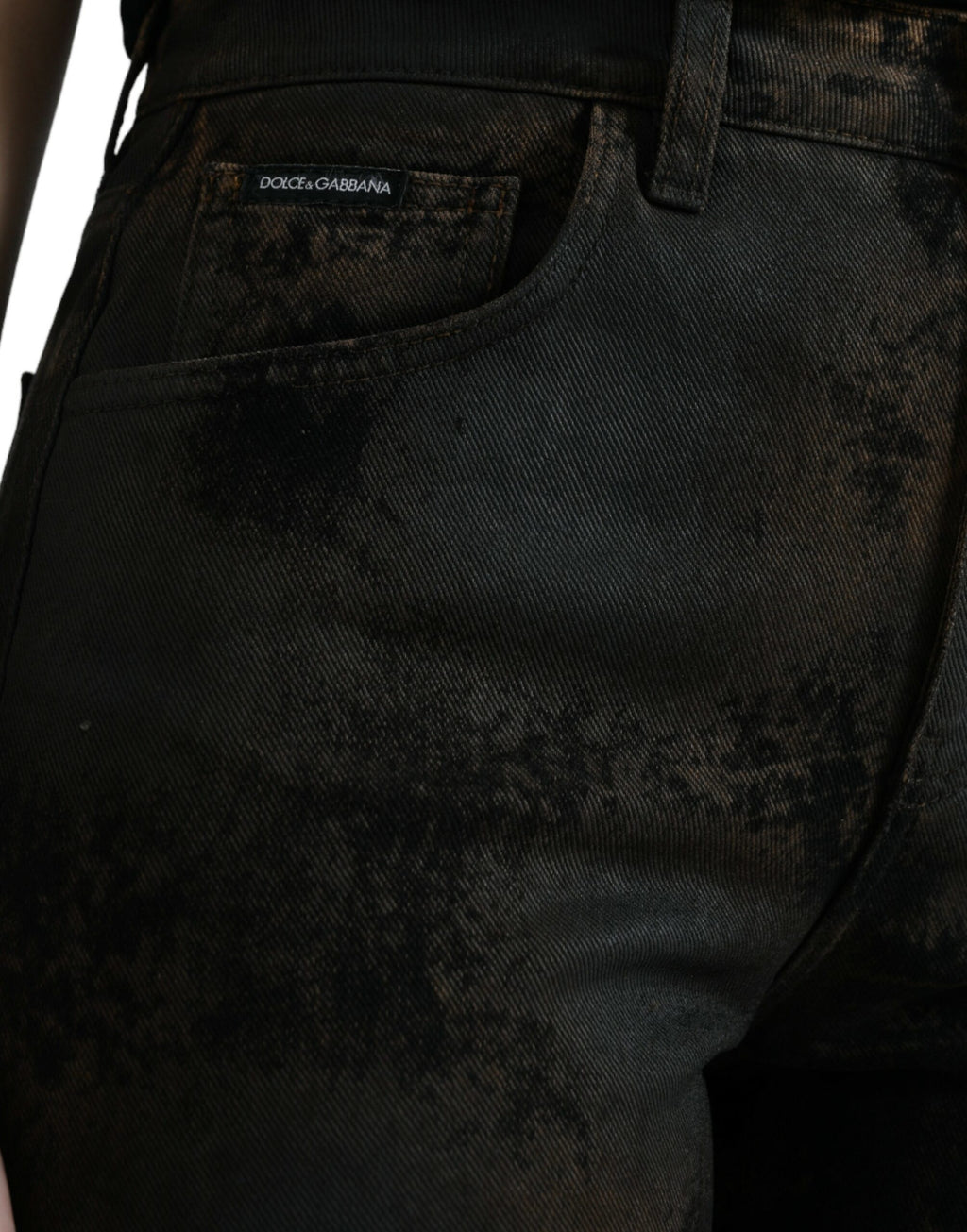 Dolce &amp; Gabbana – Schicke Boyfriend-Stretchjeans mit mittlerer Taille