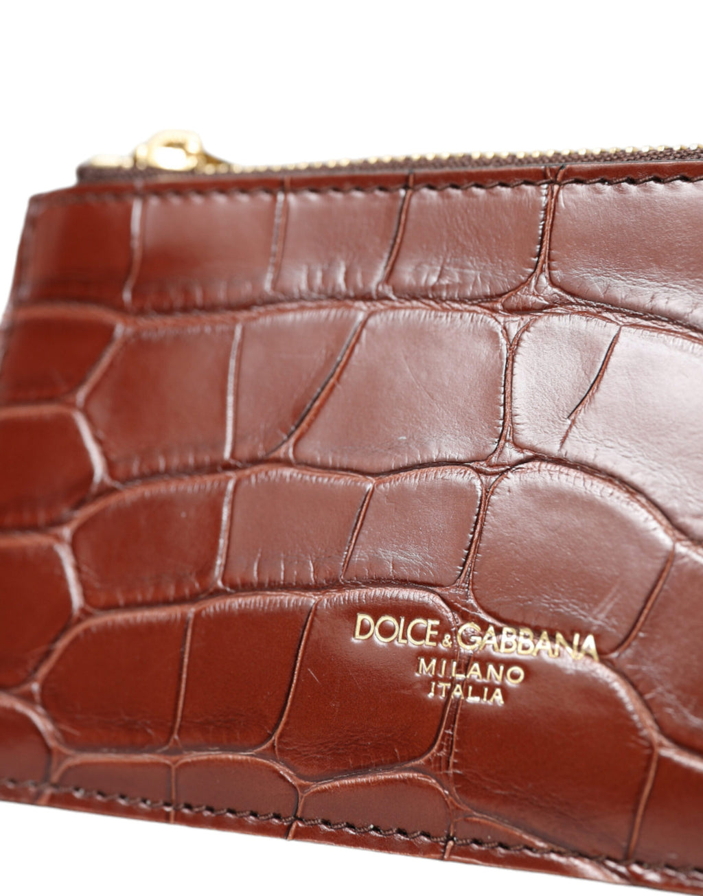 Dolce &amp; Gabbana Élégant duo Airpod et porte-monnaie en cuir