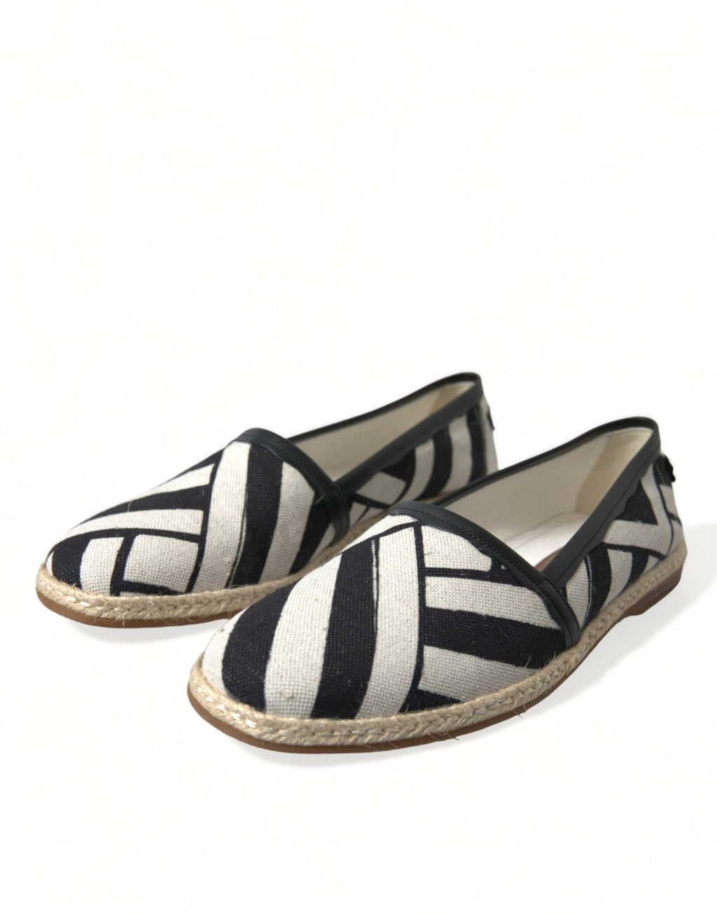 Espadrilles en toile à rayures chics Dolce &amp; Gabbana