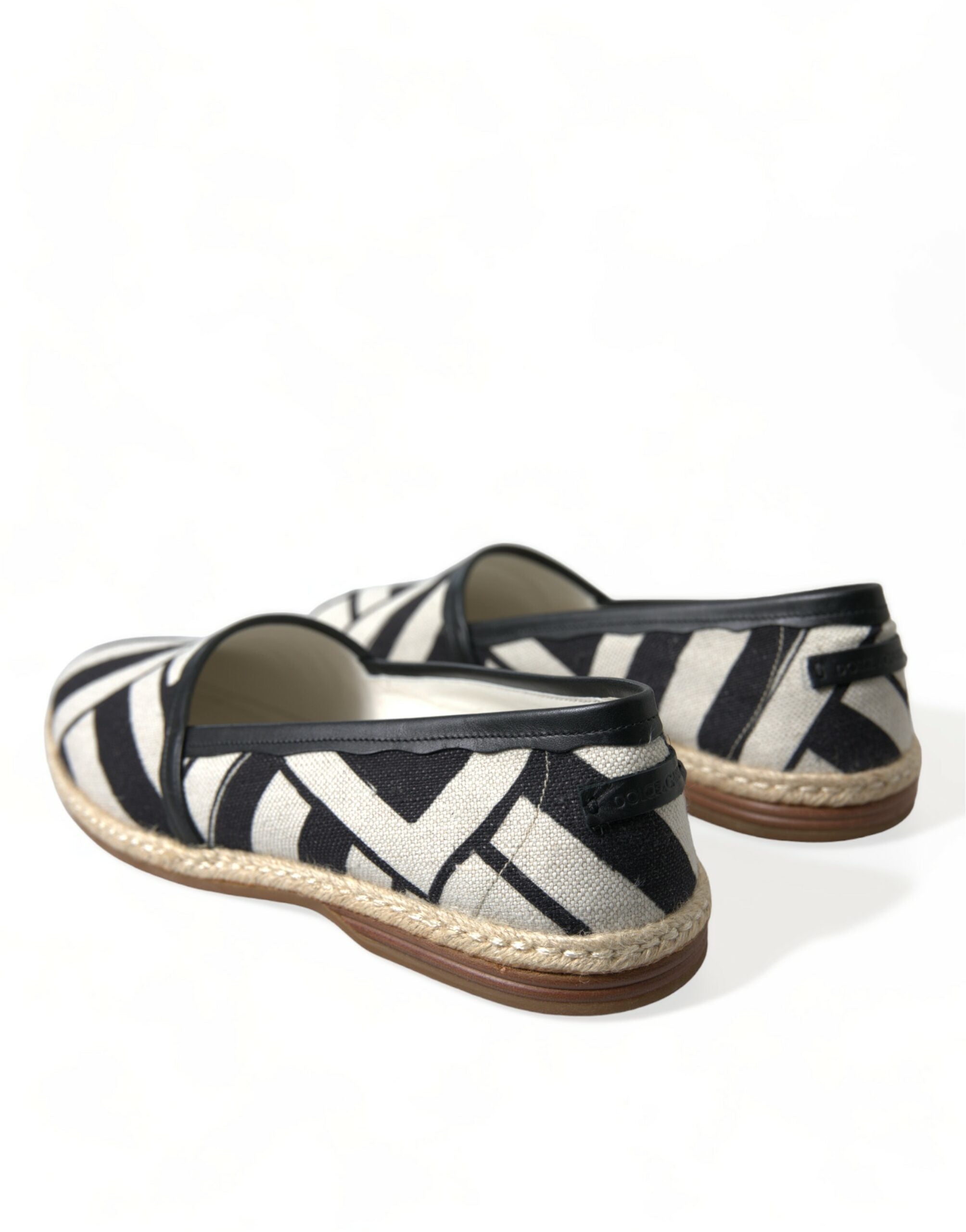 Espadrilles en toile à rayures chics Dolce &amp; Gabbana