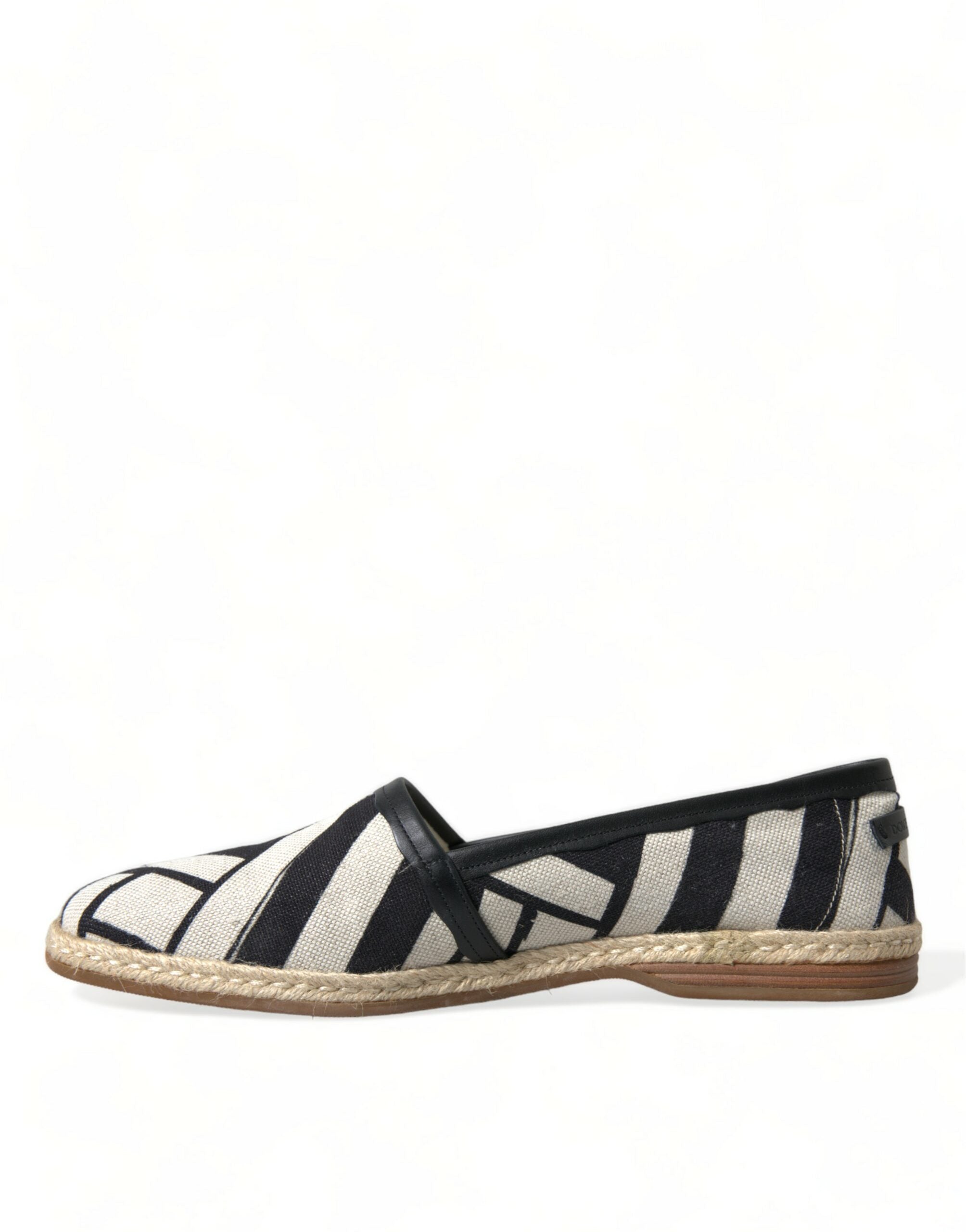 Espadrilles en toile à rayures chics Dolce &amp; Gabbana