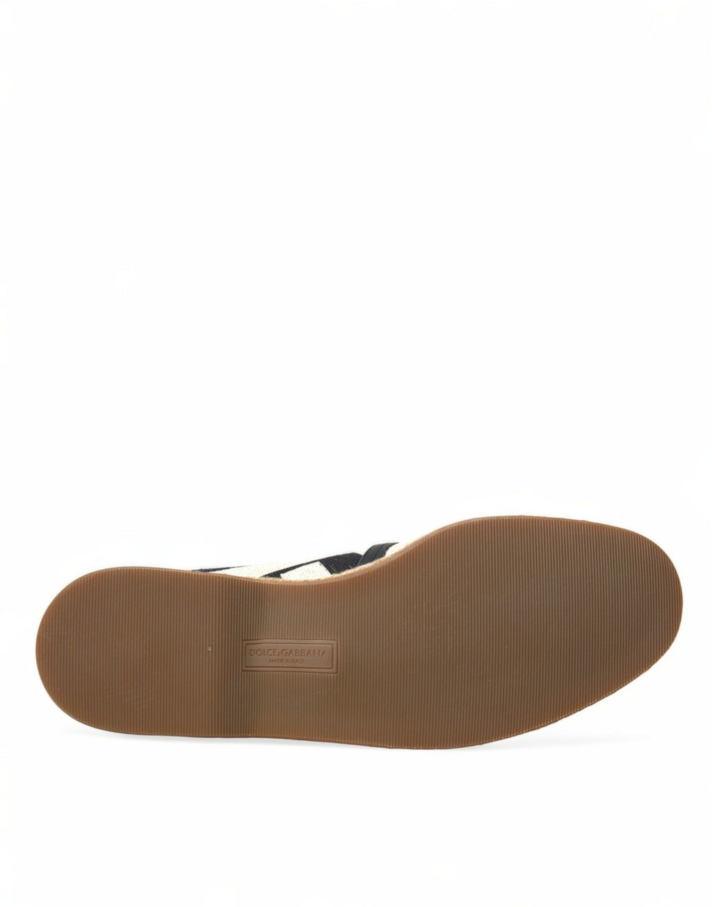 Espadrilles en toile à rayures chics Dolce &amp; Gabbana