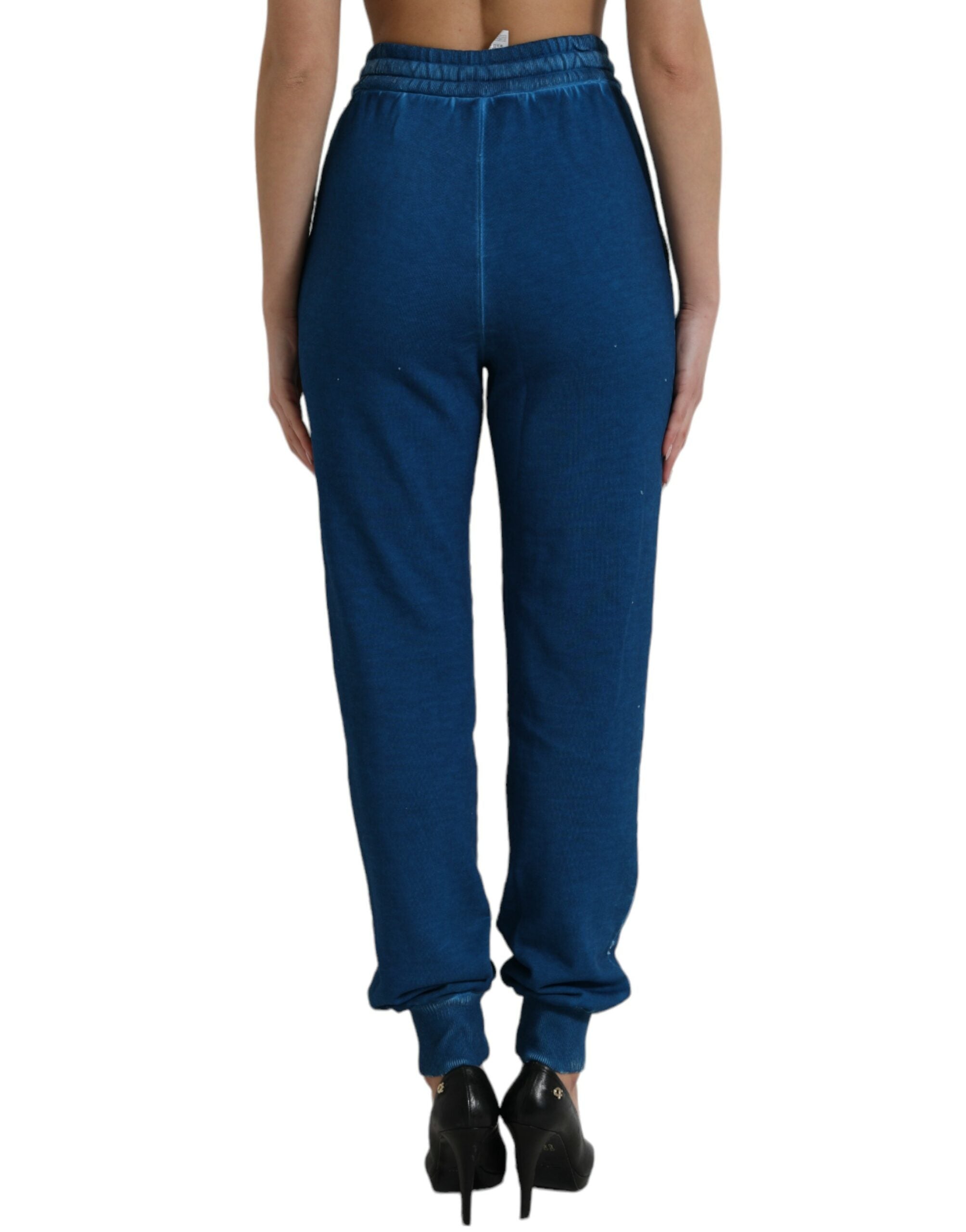 Dolce &amp; Gabbana – Jogginghose aus Baumwolle mit hohem Bund