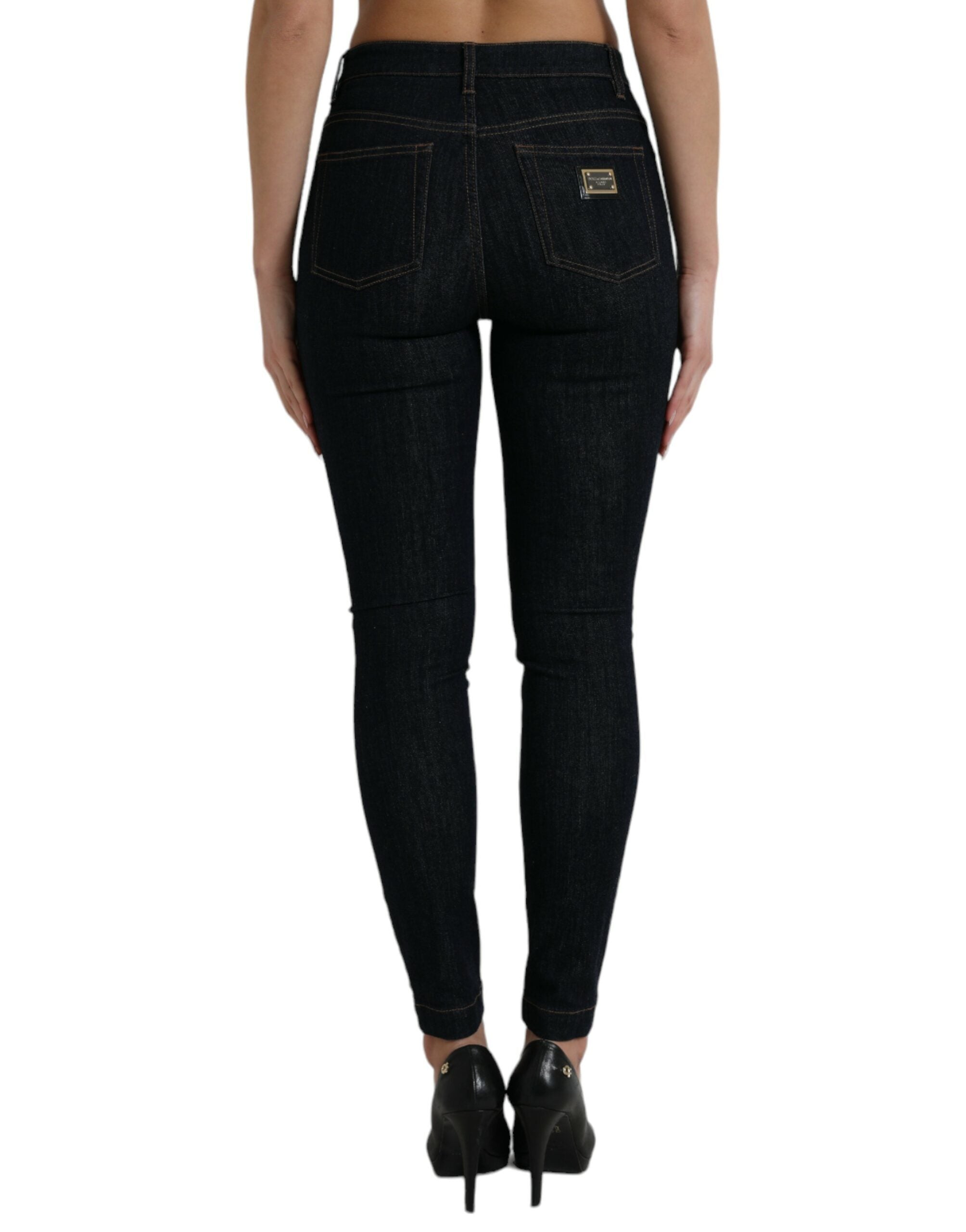 Dolce &amp; Gabbana – Elegante Stretch-Jeans mit mittlerer Taille