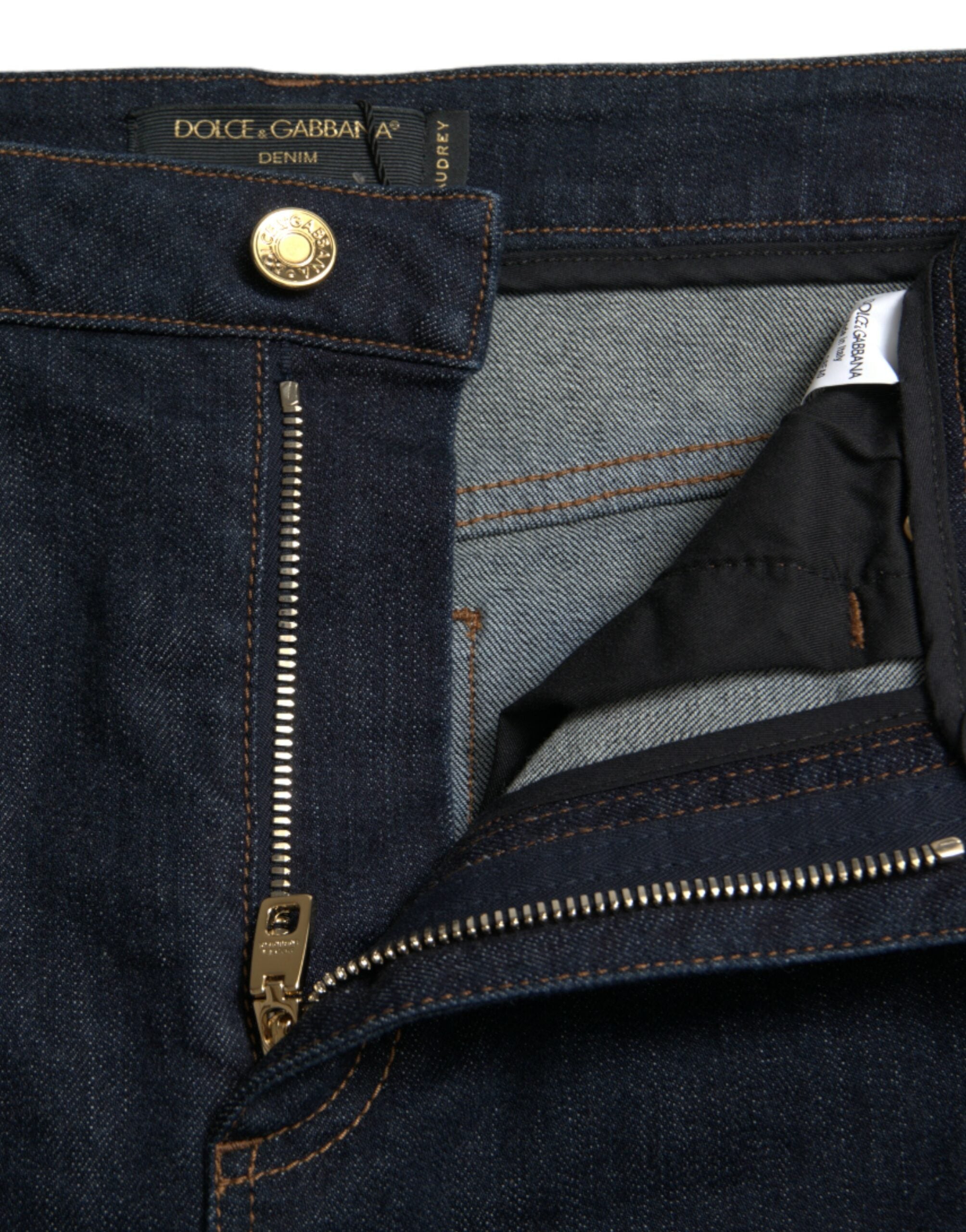 Dolce &amp; Gabbana – Elegante Stretch-Jeans mit mittlerer Taille
