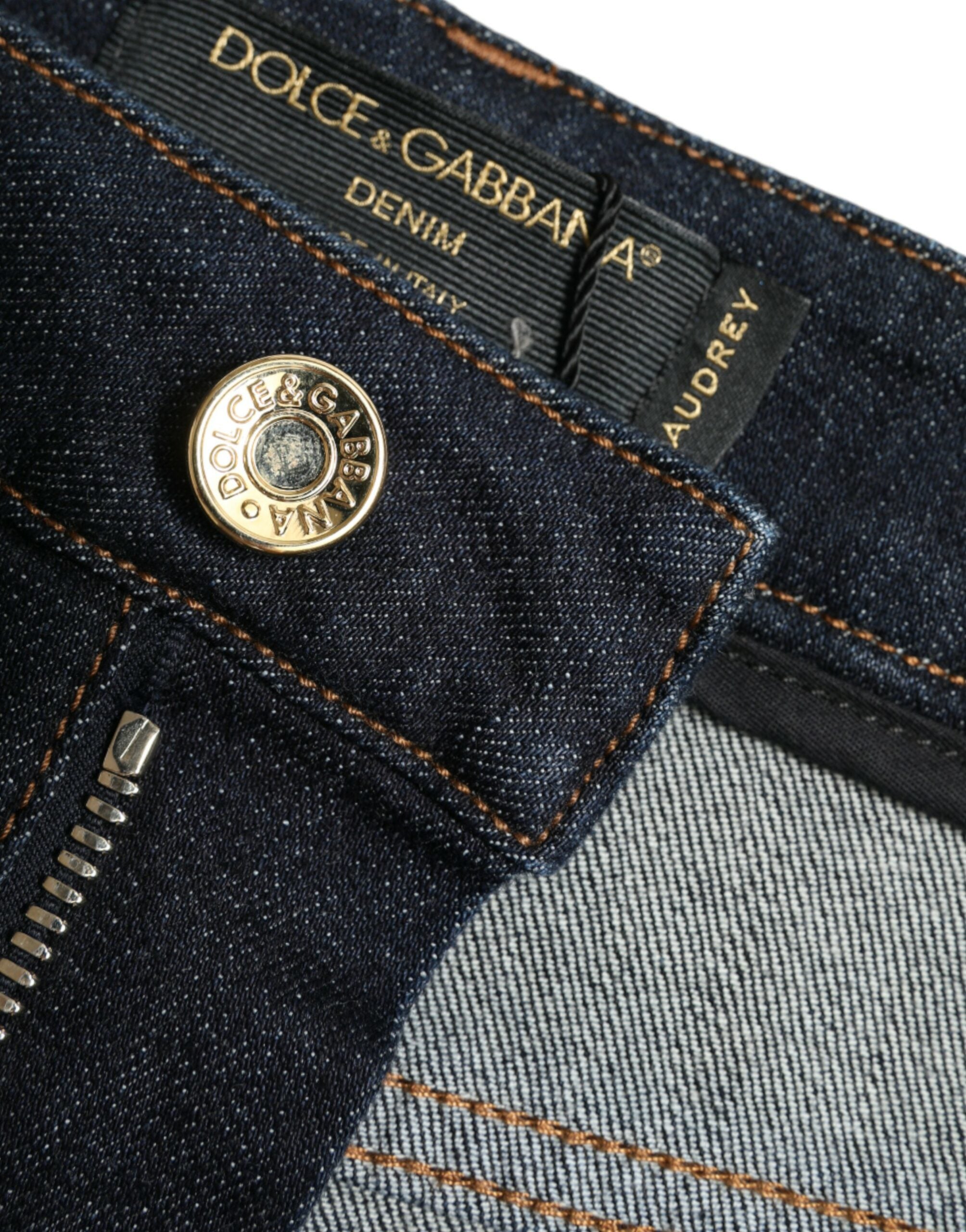 Dolce &amp; Gabbana – Elegante Stretch-Jeans mit mittlerer Taille