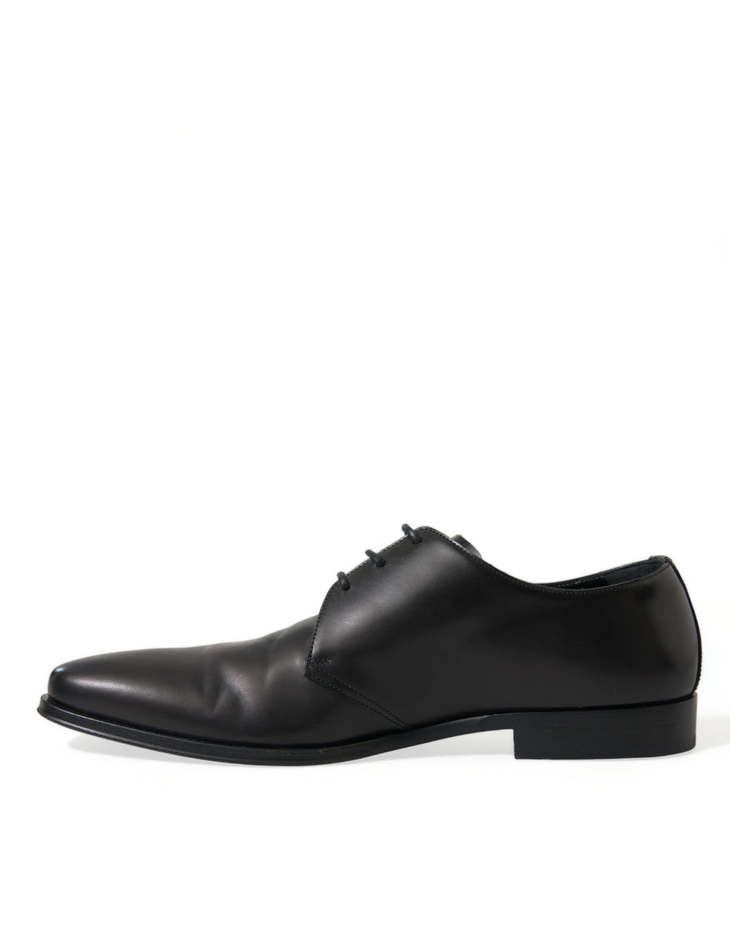 Dolce &amp; Gabbana Elegante Derby-Schuhe aus schwarzem Leder