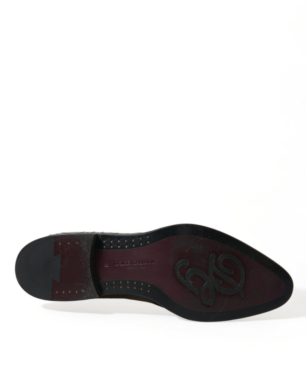 Dolce &amp; Gabbana Elegante Derby-Schuhe aus schwarzem Leder