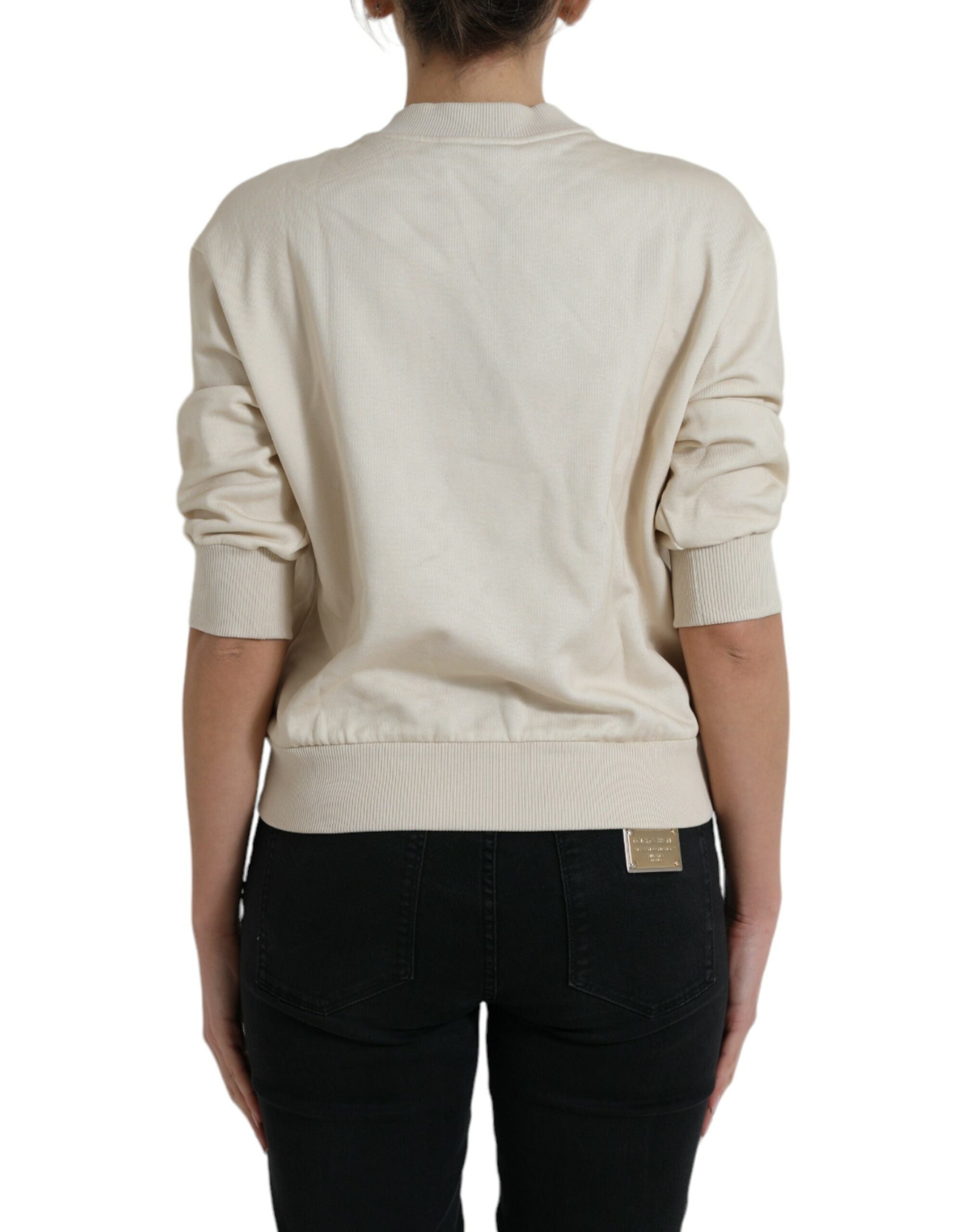 Dolce &amp; Gabbana – Eleganter Pullover mit Rundhalsausschnitt im Dschungel-Print