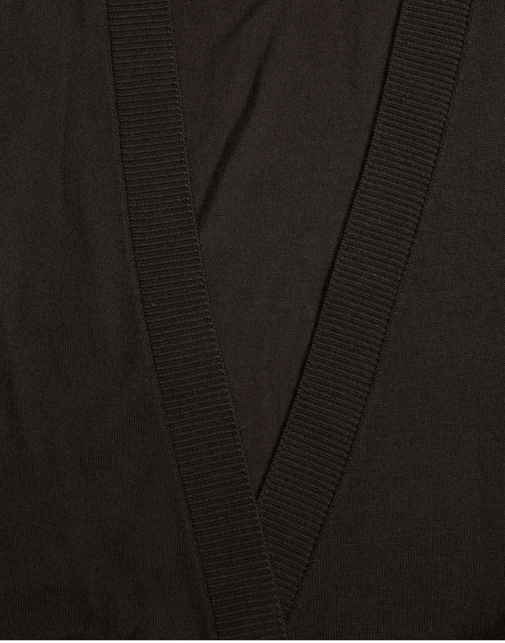 Dolce &amp; Gabbana Elegante schwarze Strickjacke aus Schurwolle