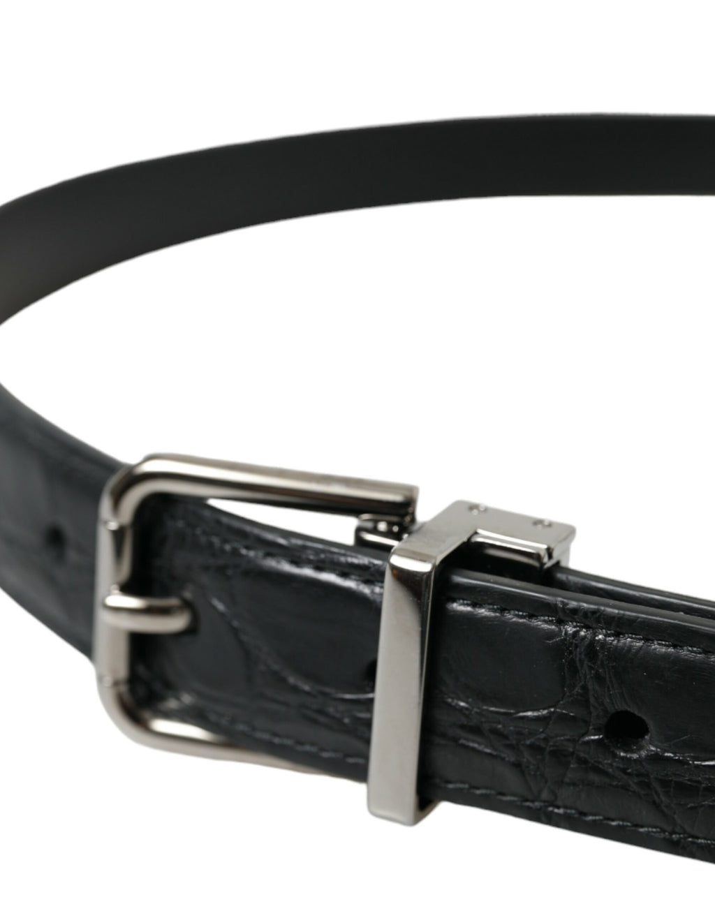 Dolce &amp; Gabbana Eleganter Ledergürtel mit Metallschnalle