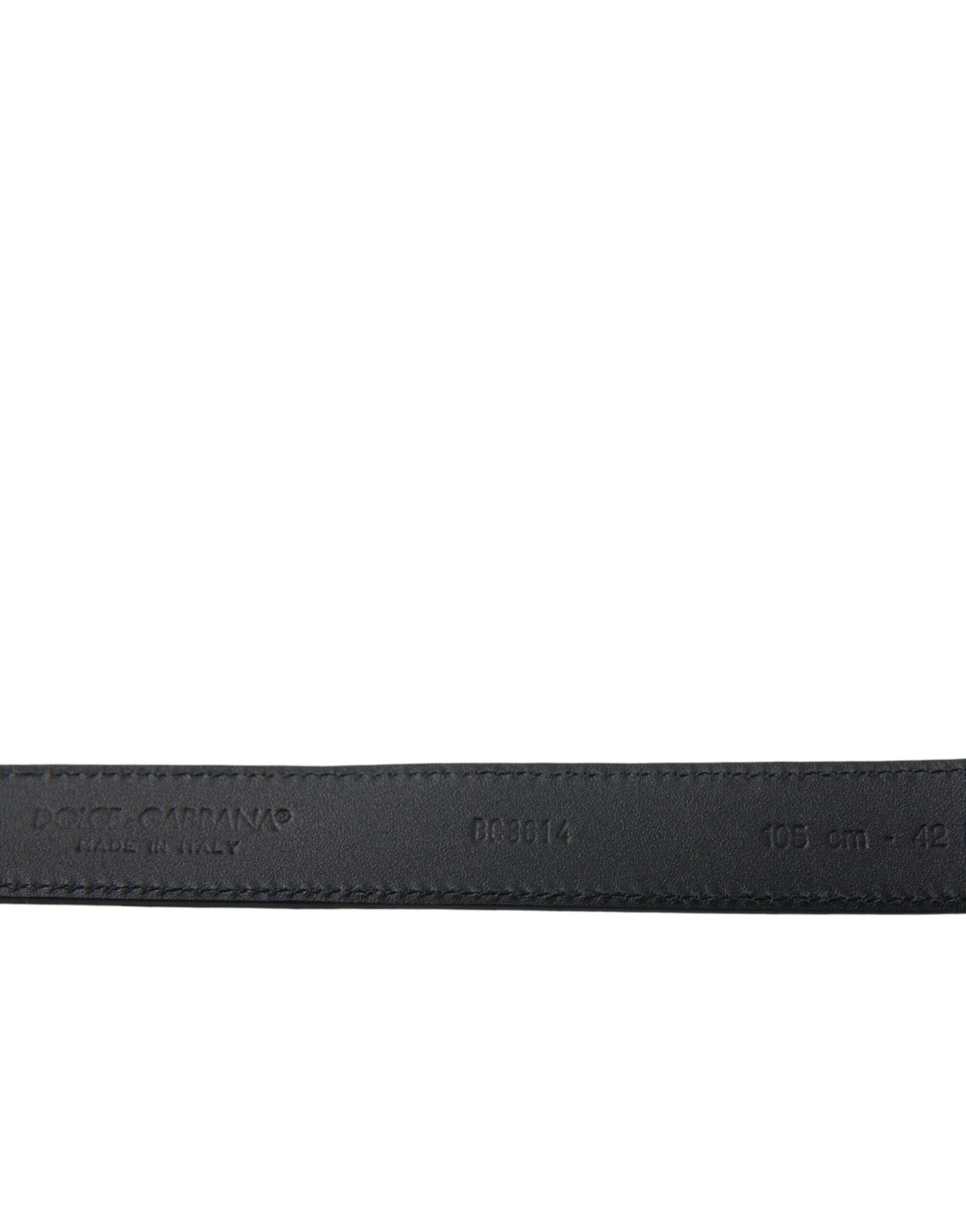 Ceinture élégante en cuir de veau suédé Dolce &amp; Gabbana
