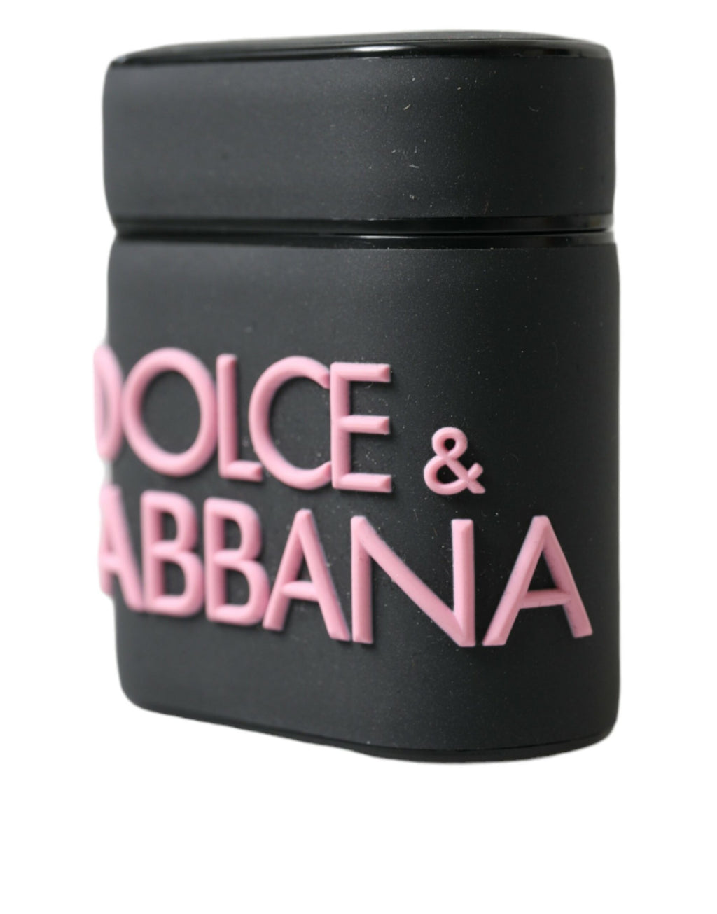 Dolce &amp; Gabbana – Elegante Airpods-Hülle aus zweifarbigem Leder
