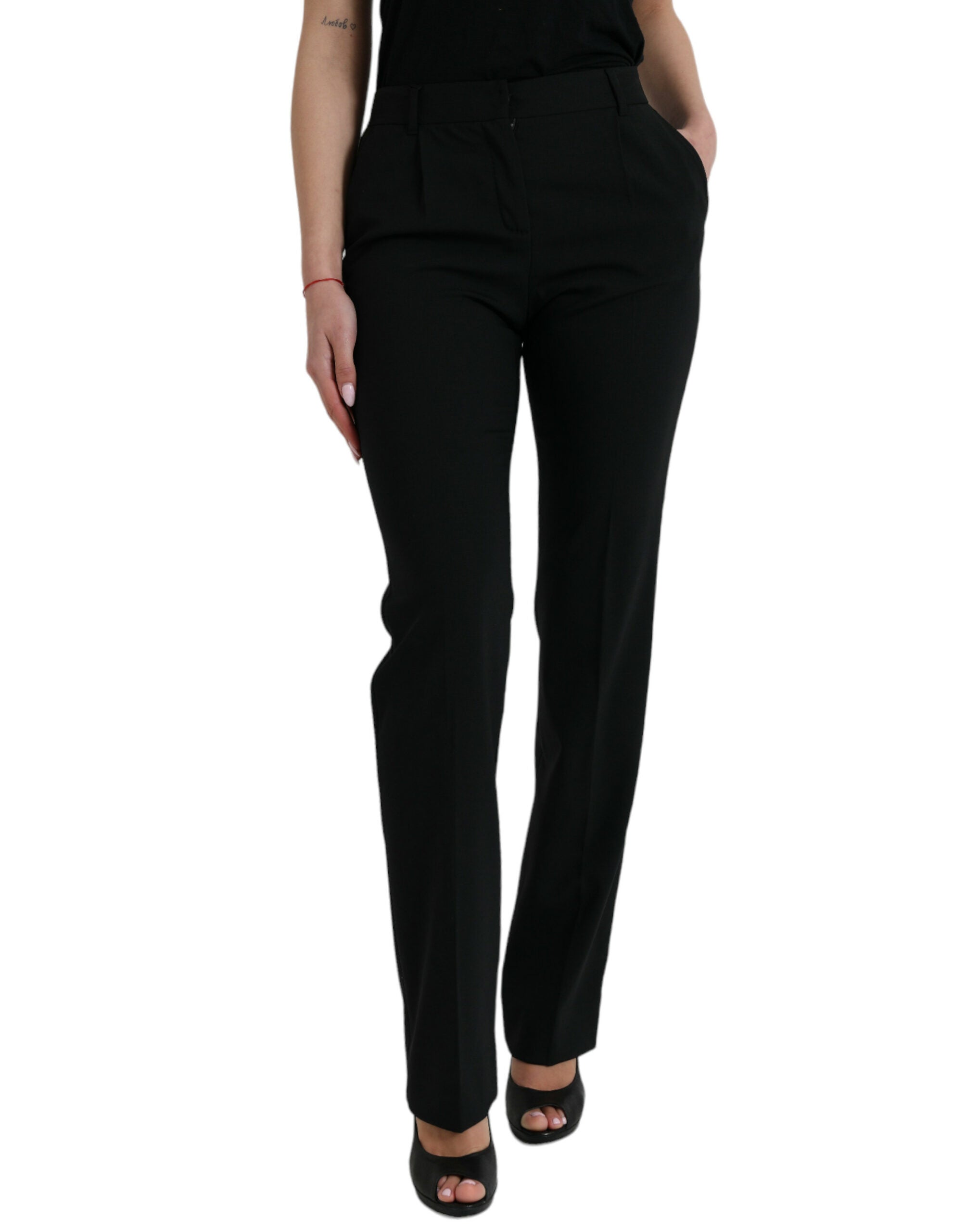Dolce &amp; Gabbana Elegante, konisch zulaufende Wollhose