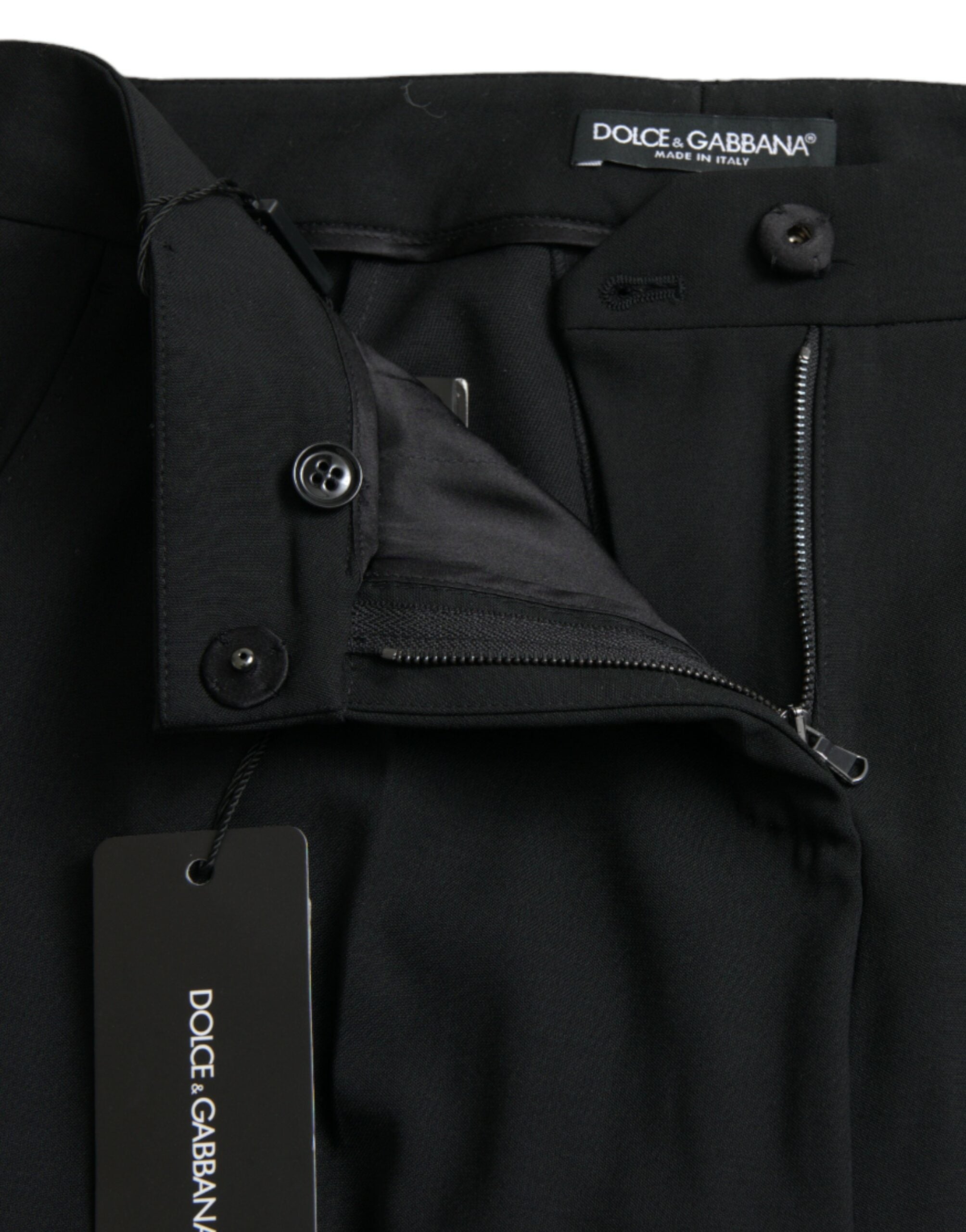 Dolce &amp; Gabbana Elegante, konisch zulaufende Wollhose