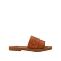 Chloè Logo Woody Flat Sandals