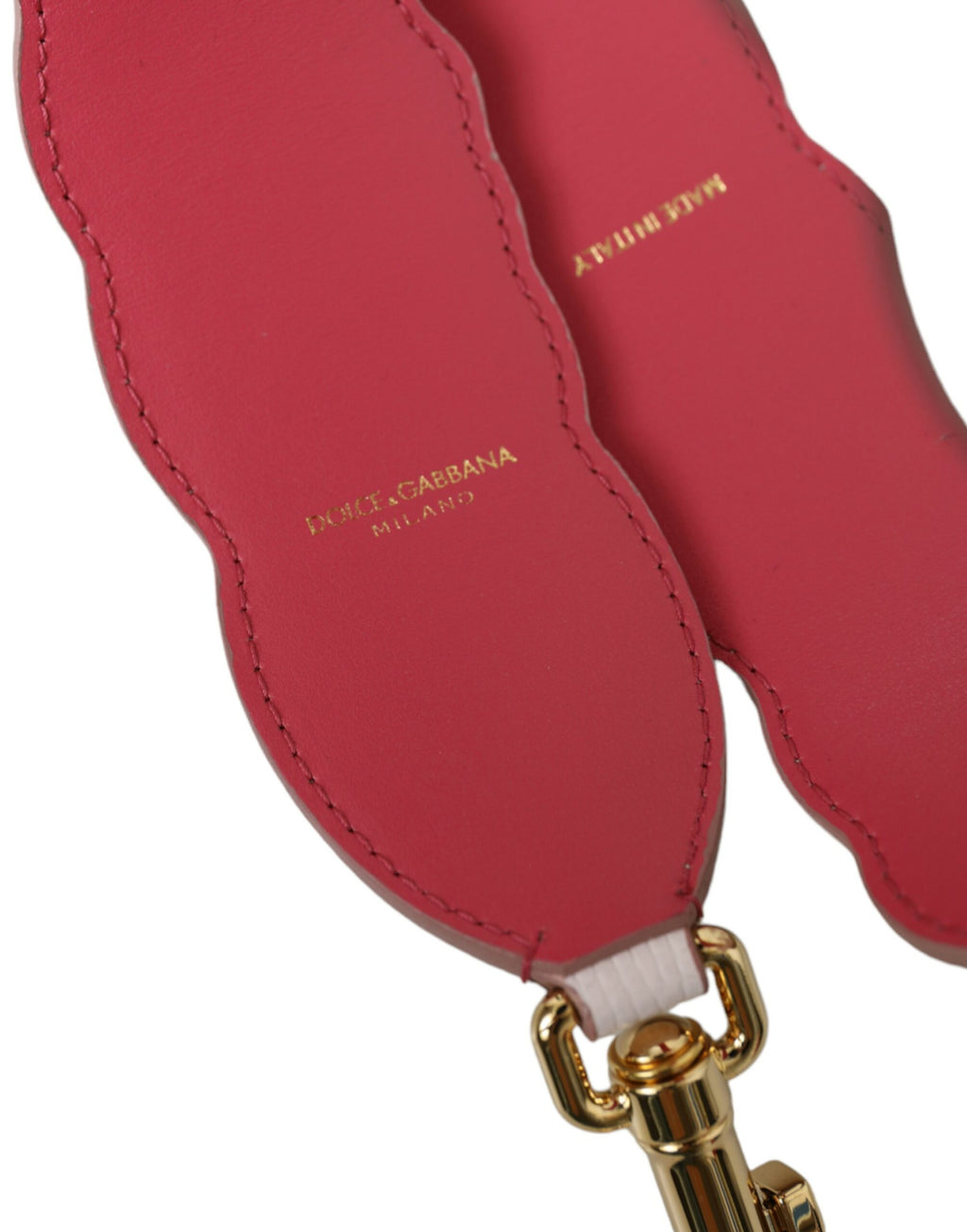 Bandoulière accessoire en cuir blanc à fleurs Dolce &amp; Gabbana