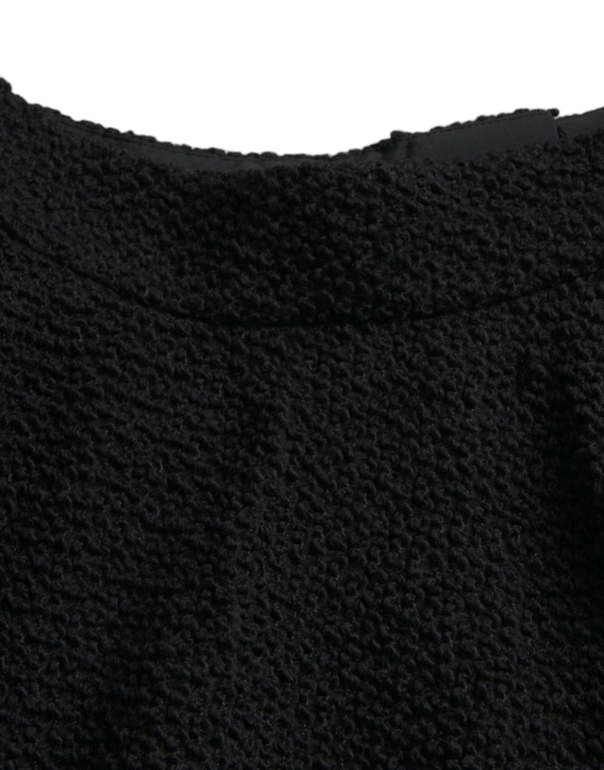 Jupe trapèze noire taille haute longueur genou Dolce &amp; Gabbana