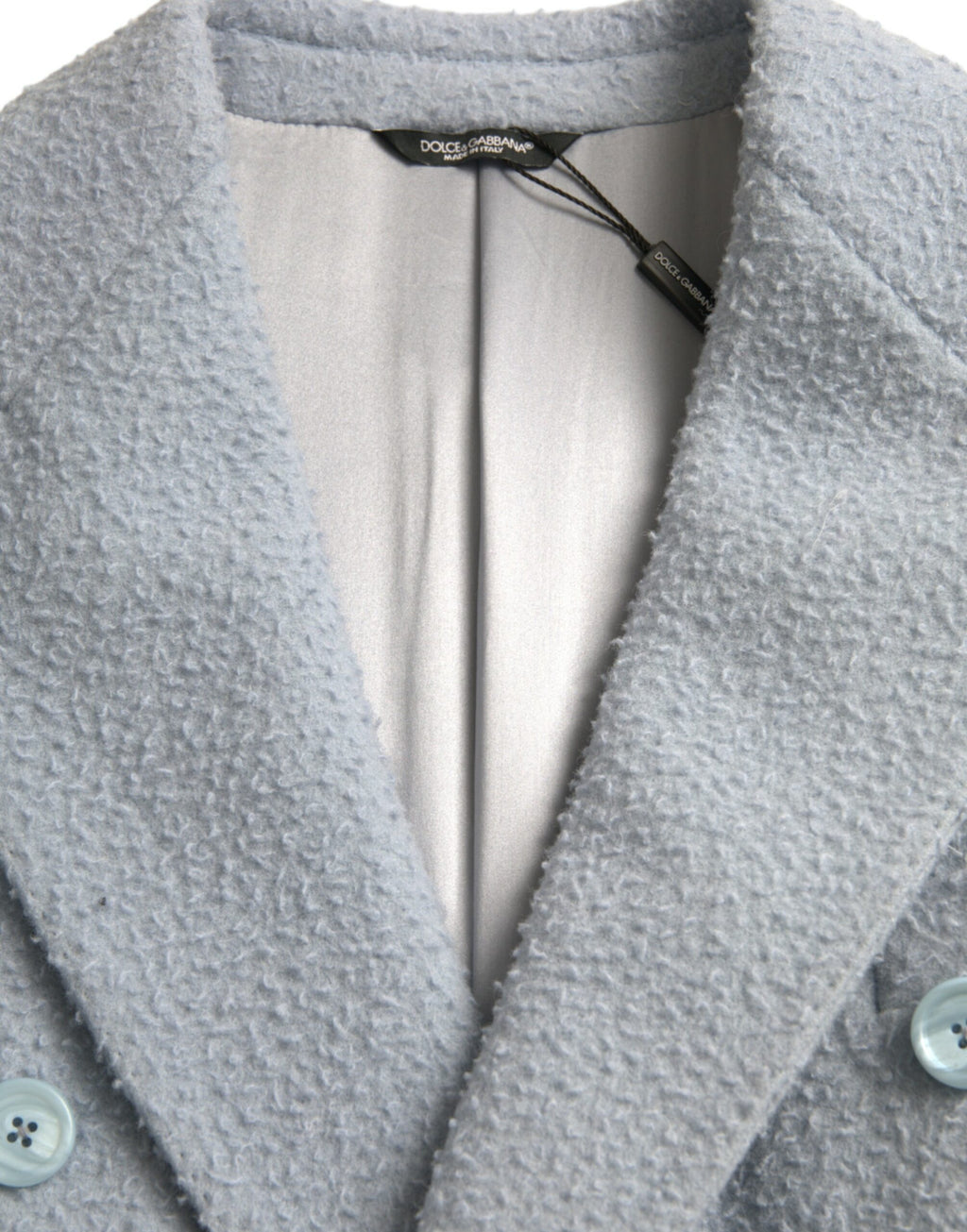 Dolce &amp; Gabbana - Trench-coat long croisé bleu