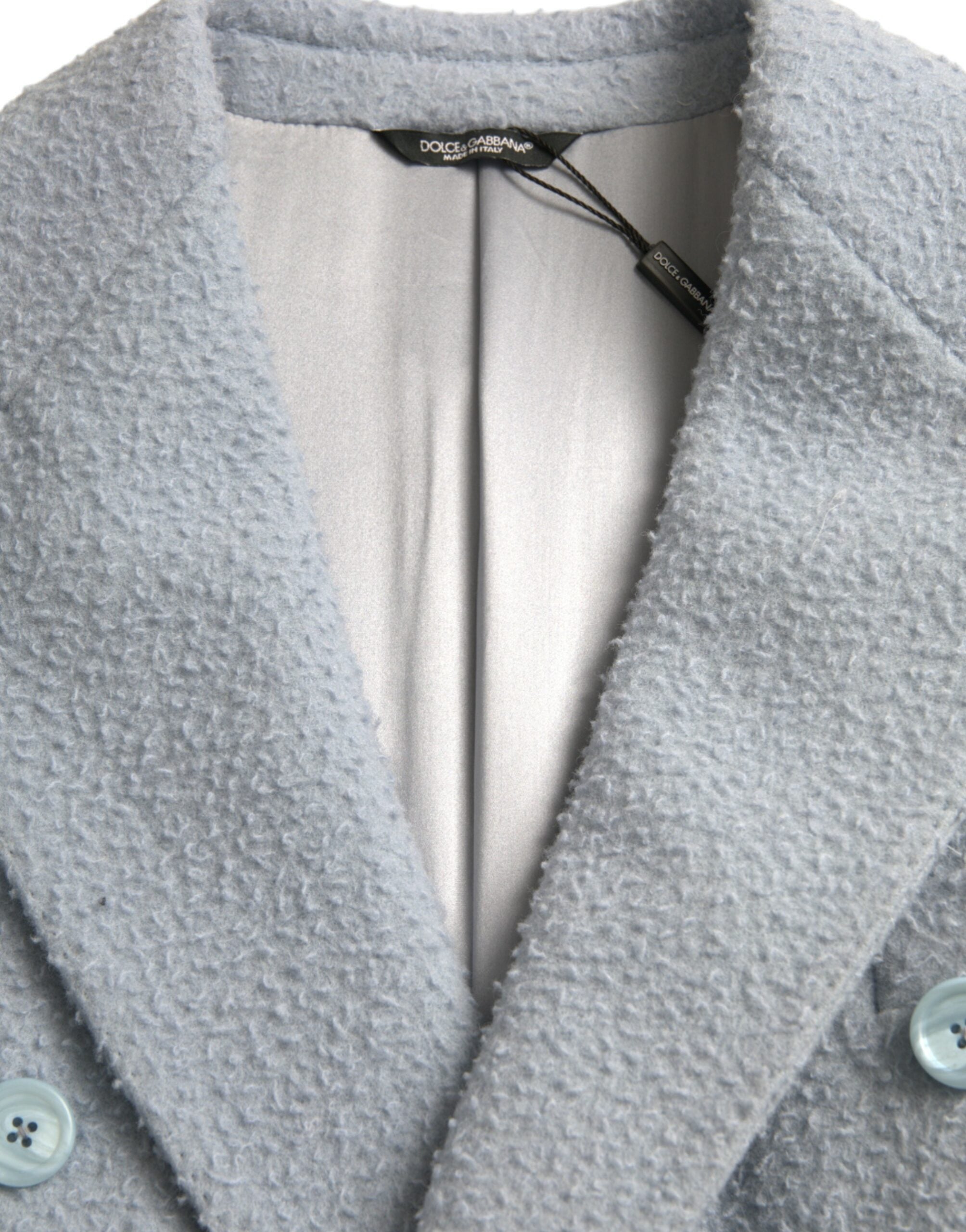Dolce &amp; Gabbana - Trench-coat long croisé bleu