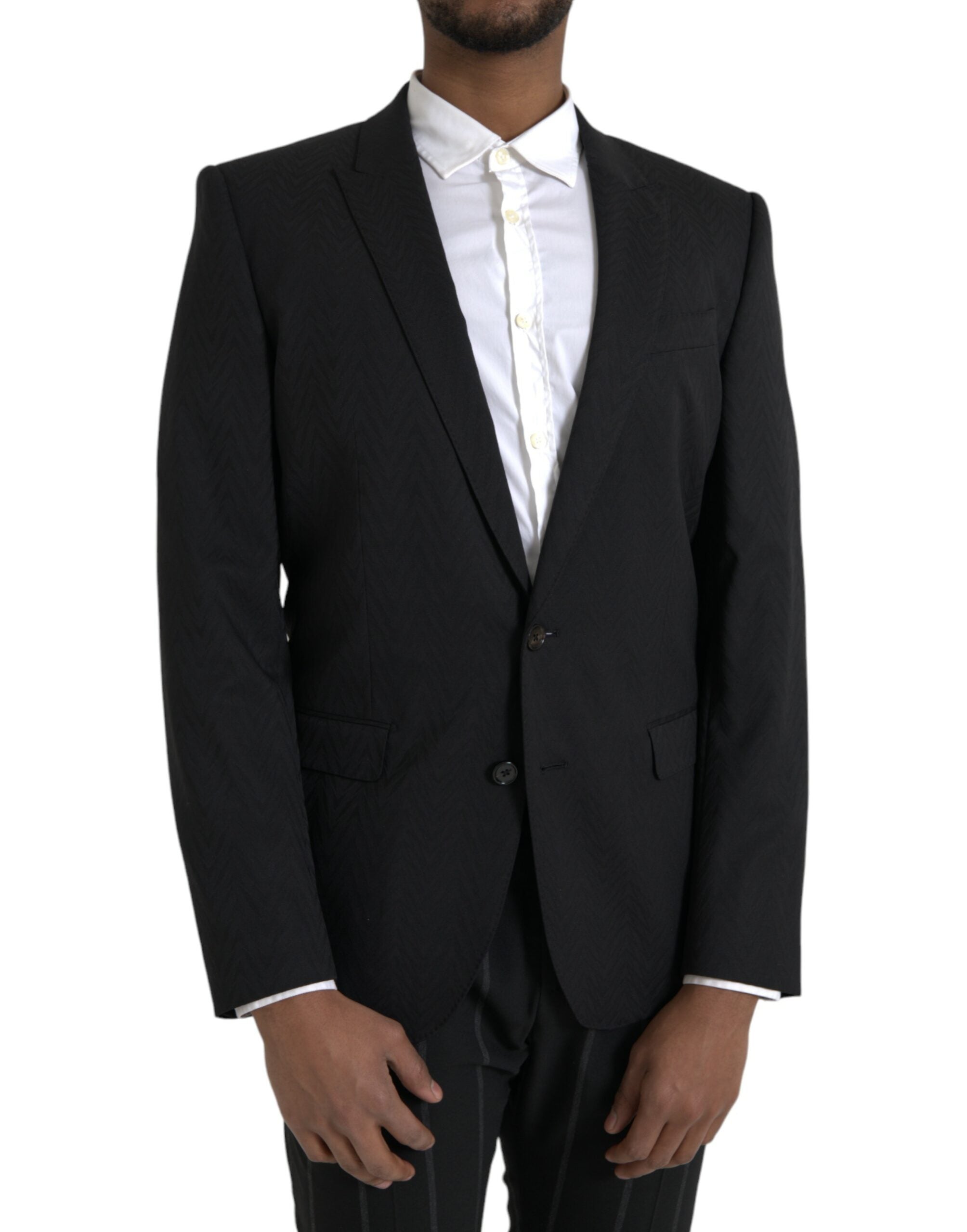 Dolce &amp; Gabbana Veste-manteau slim noire MARTINI