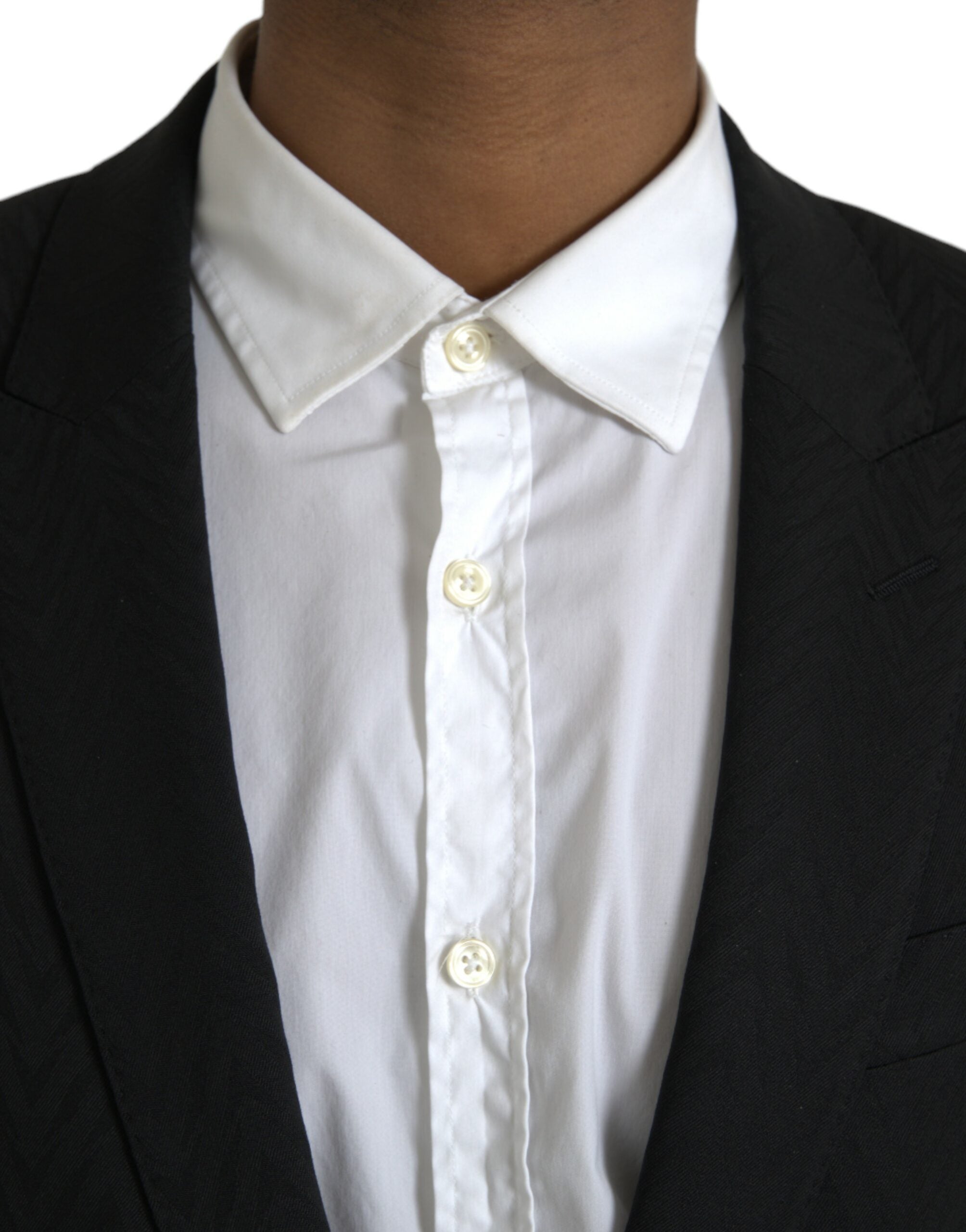 Dolce &amp; Gabbana Veste-manteau slim noire MARTINI