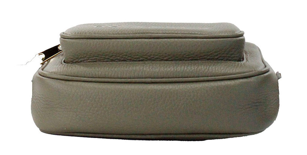 Petit sac bandoulière Burberry en cuir grainé vert fougère foncé pour appareil photo