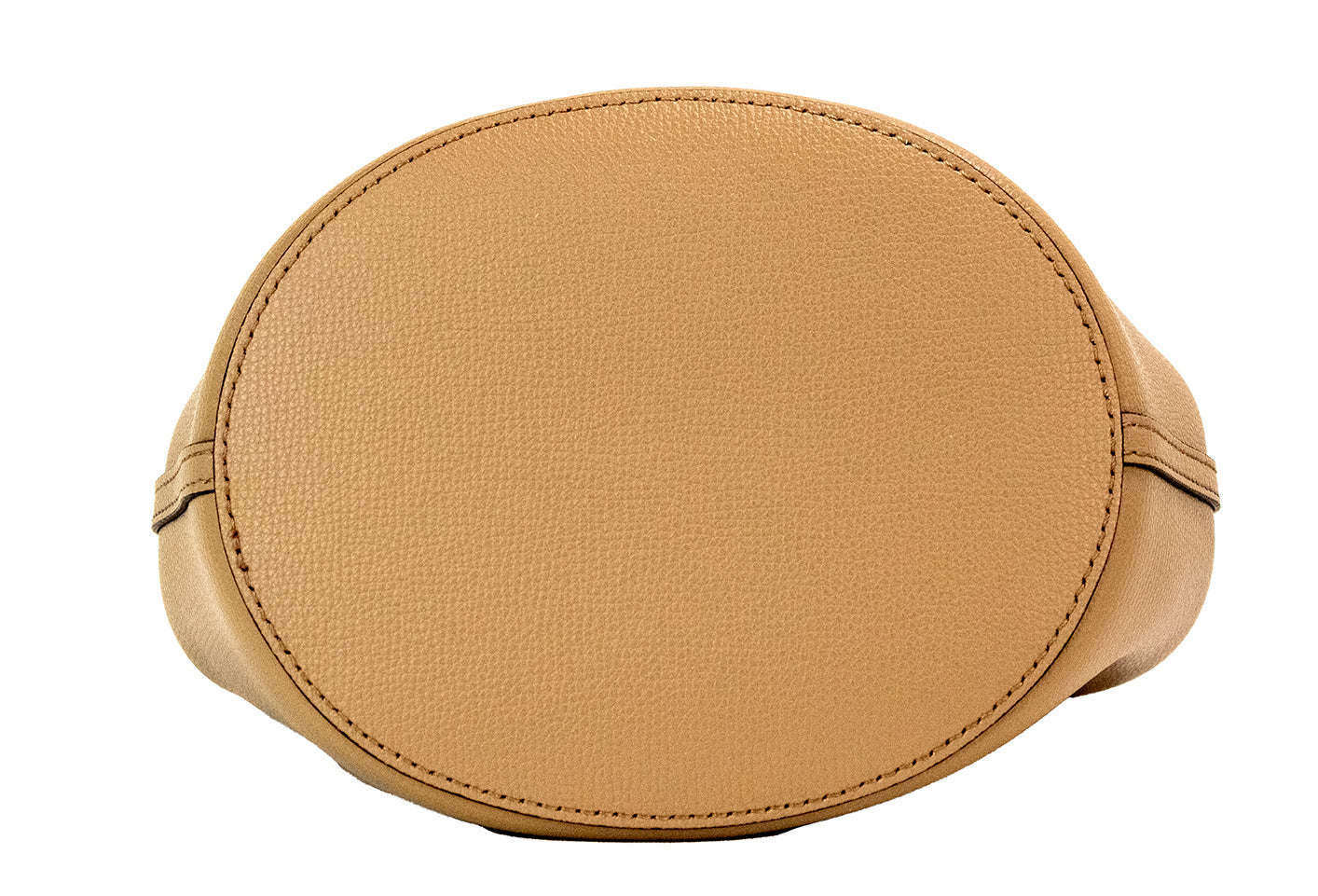 Burberry – Kleine Handtasche „Lorne“ aus genarbtem Leder mit Haymarket-Karomuster in Kamelbraun