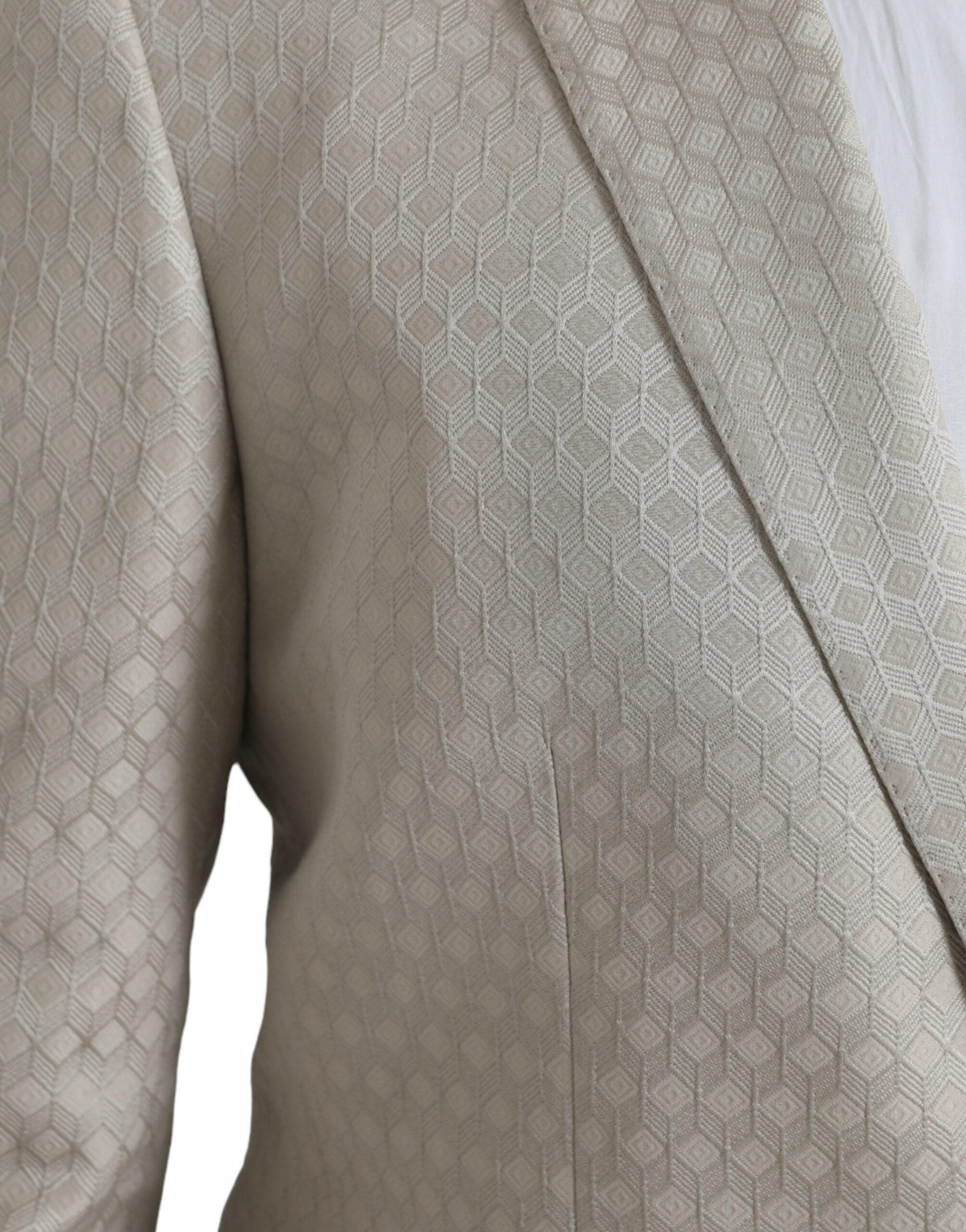 Blazer manteau simple boutonnage beige MARTINI de Dolce &amp; Gabbana