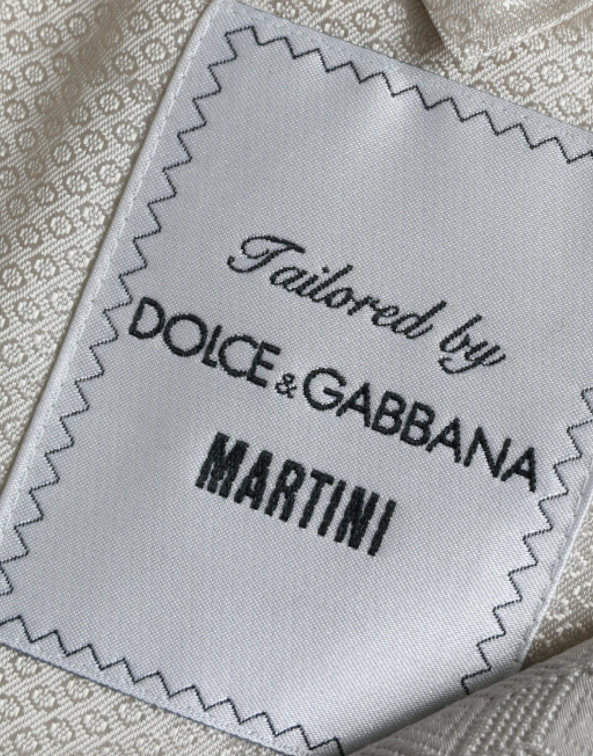 Blazer manteau simple boutonnage beige MARTINI de Dolce &amp; Gabbana