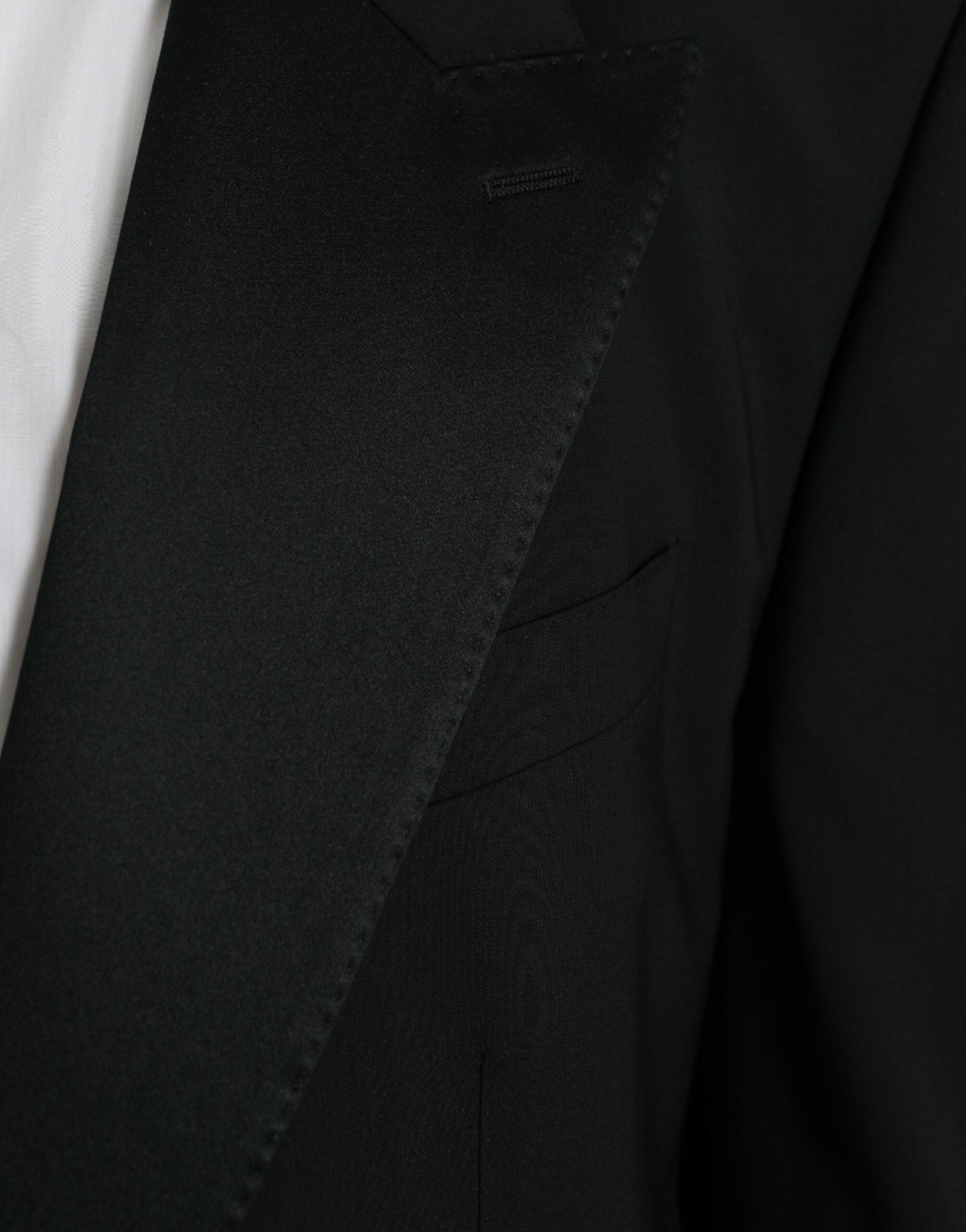 Blazer manteau simple boutonnage noir Dolce &amp; Gabbana SICILIA