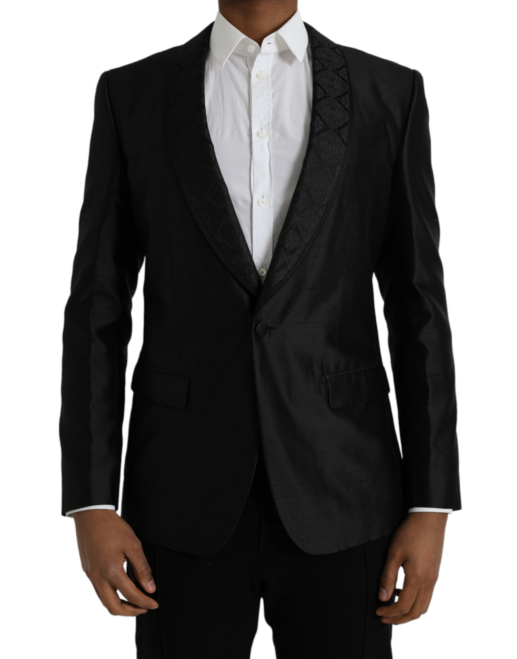 Blazer simple boutonnage noir MARTINI de Dolce &amp; Gabbana