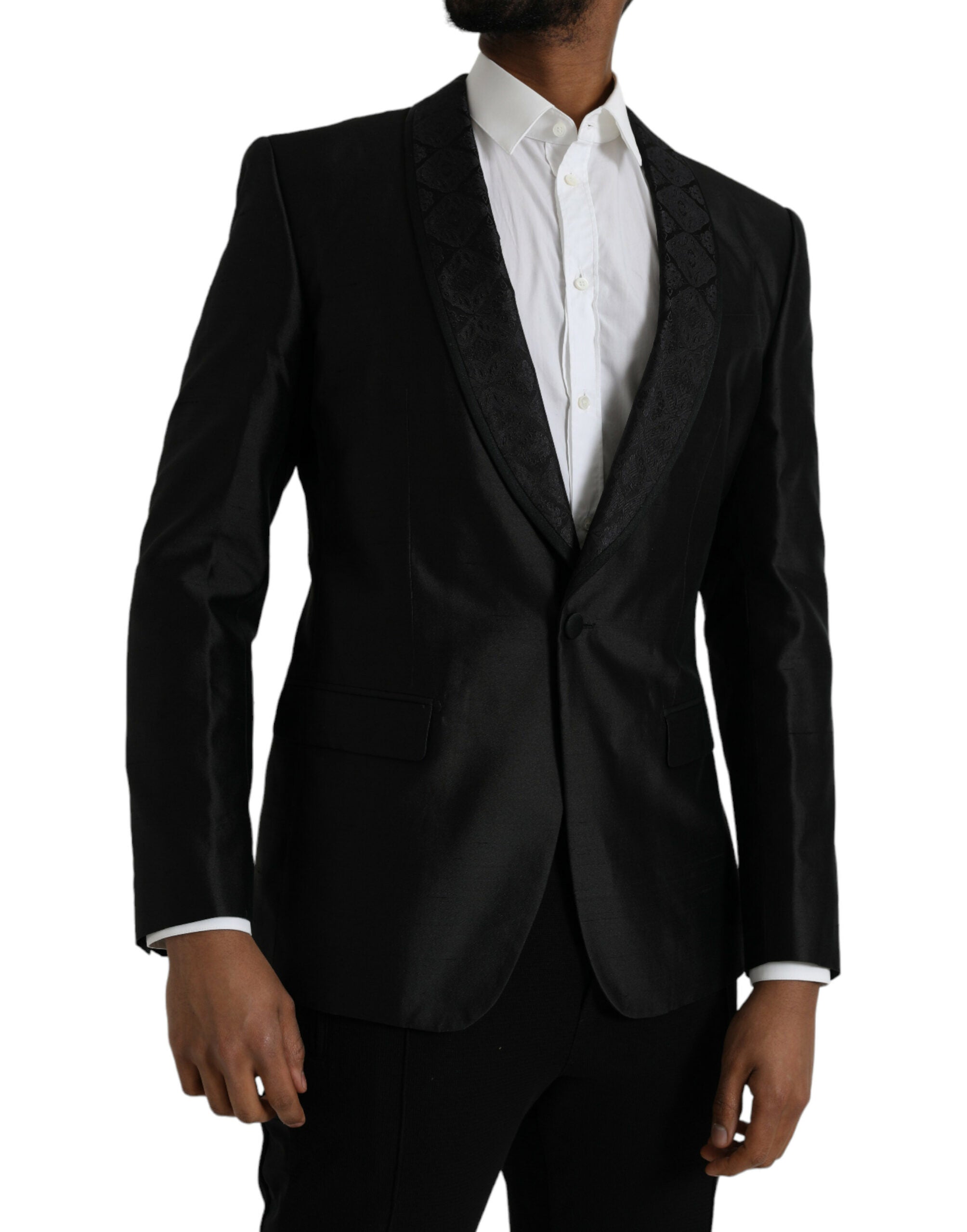 Blazer simple boutonnage noir MARTINI de Dolce &amp; Gabbana