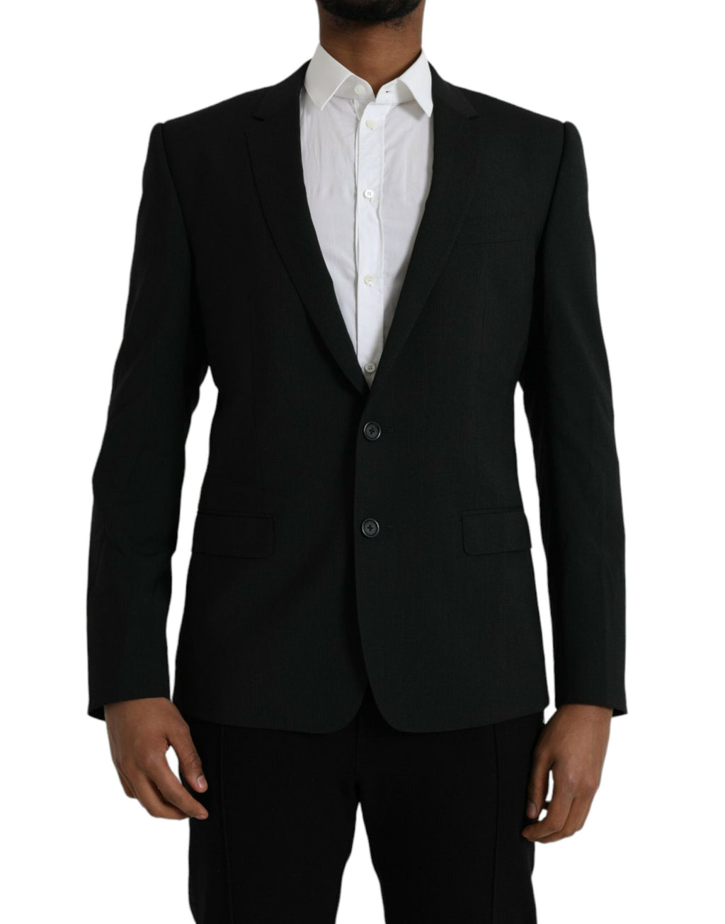 Blazer croisé simple boutonnage Dolce &amp; Gabbana bleu doré
