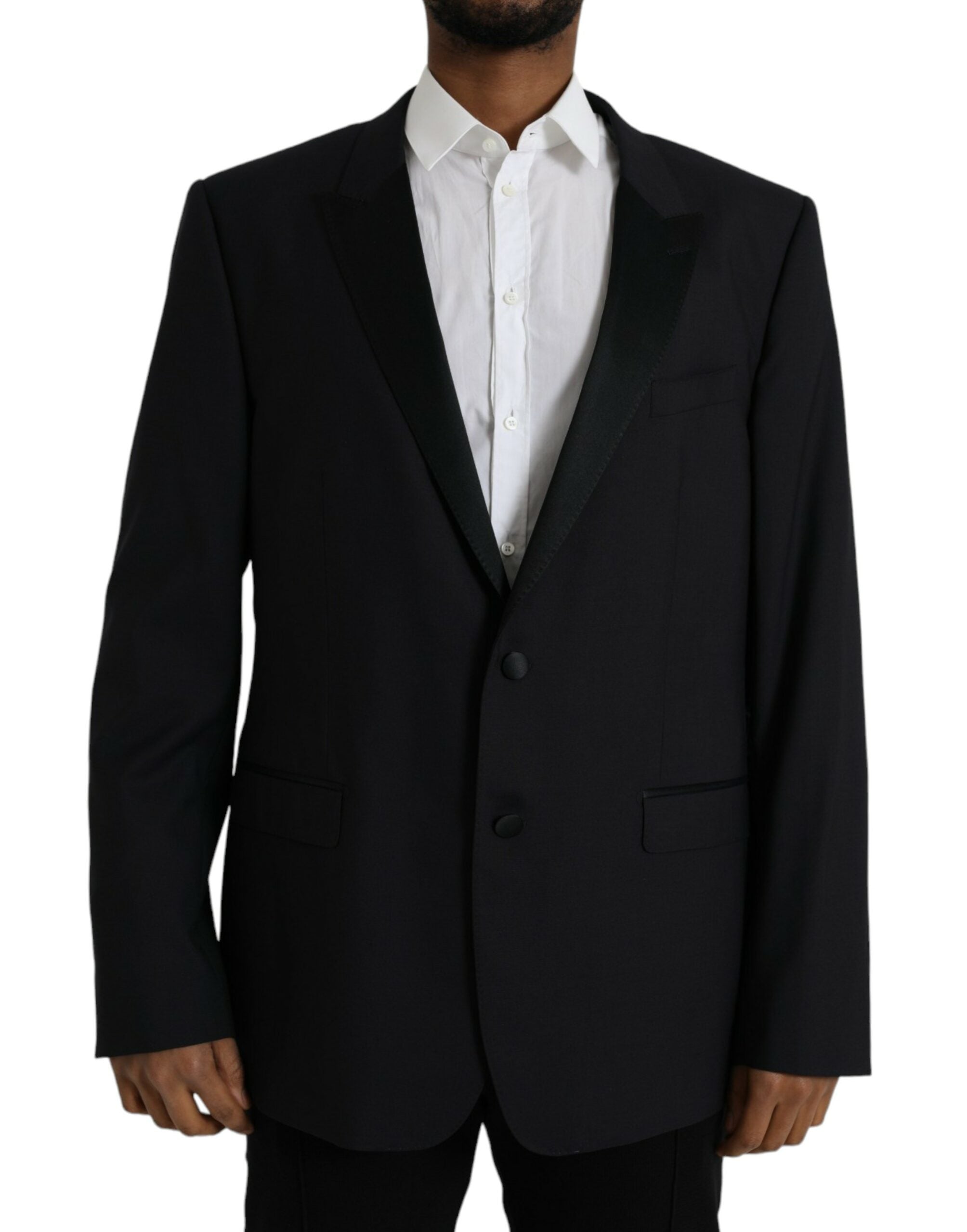 Blazer simple boutonnage bleu MARTINI Dolce &amp; Gabbana