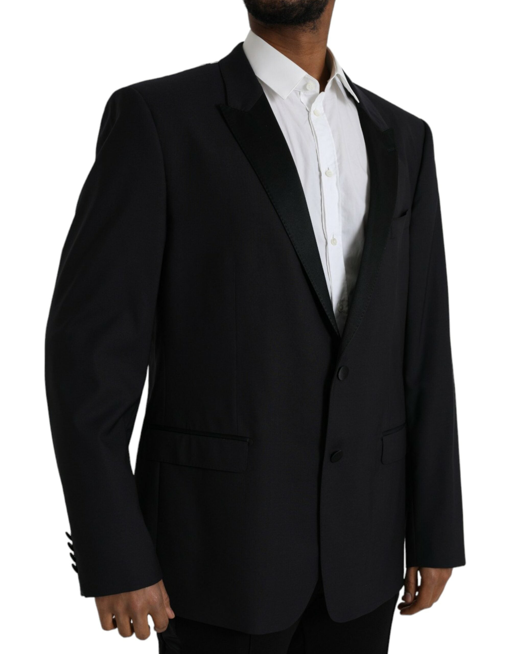 Blazer simple boutonnage bleu MARTINI Dolce &amp; Gabbana