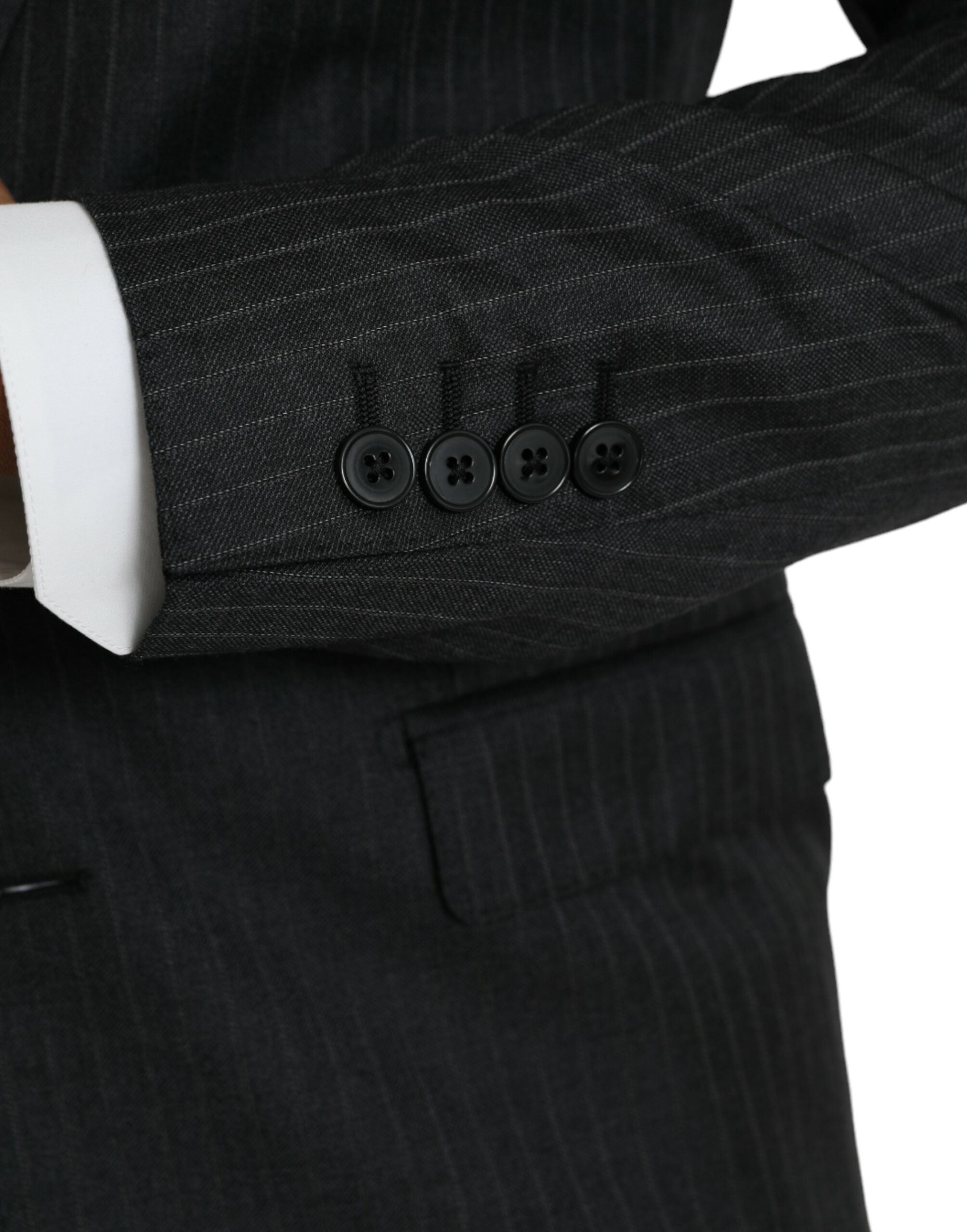 Blazer simple boutonnage à rayures noires MARTINI de Dolce &amp; Gabbana