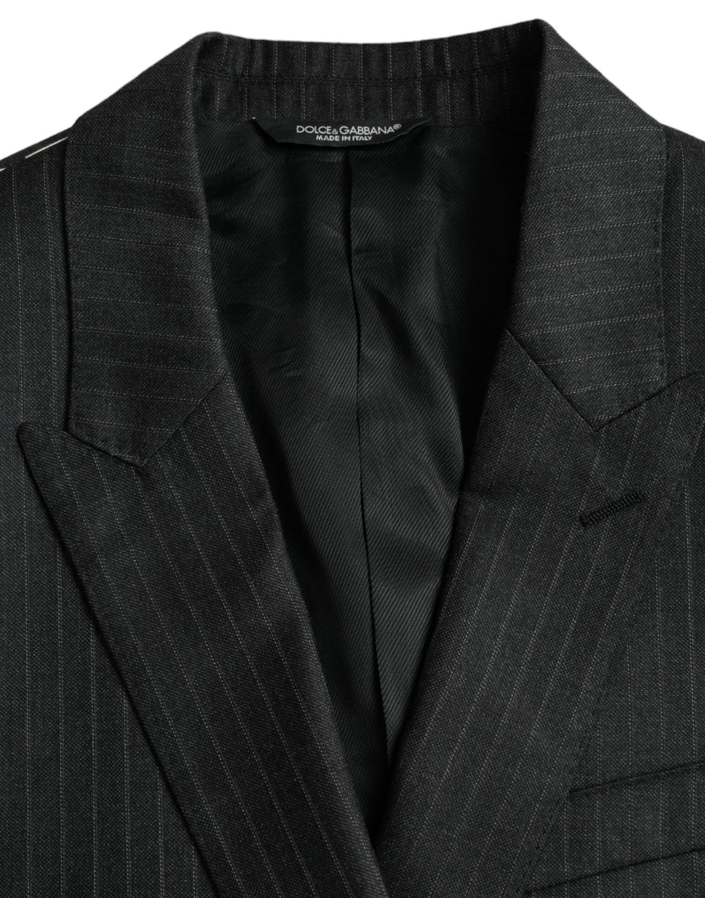 Blazer simple boutonnage à rayures noires MARTINI de Dolce &amp; Gabbana