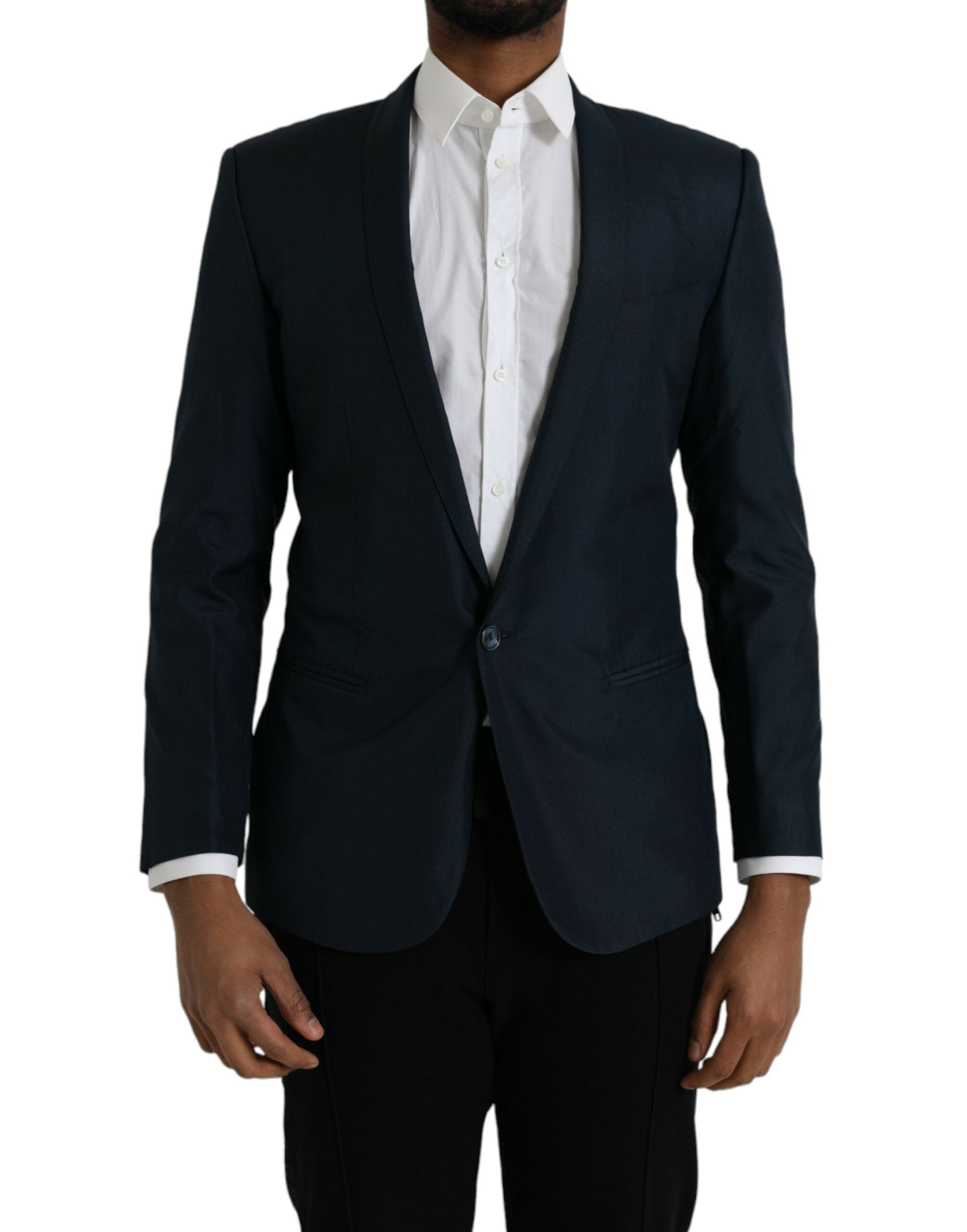 Blazer châle simple boutonnage bleu MARTINI de Dolce &amp; Gabbana