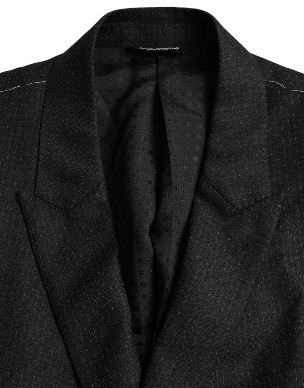 Blazer simple boutonnage en laine noire MARTINI de Dolce &amp; Gabbana