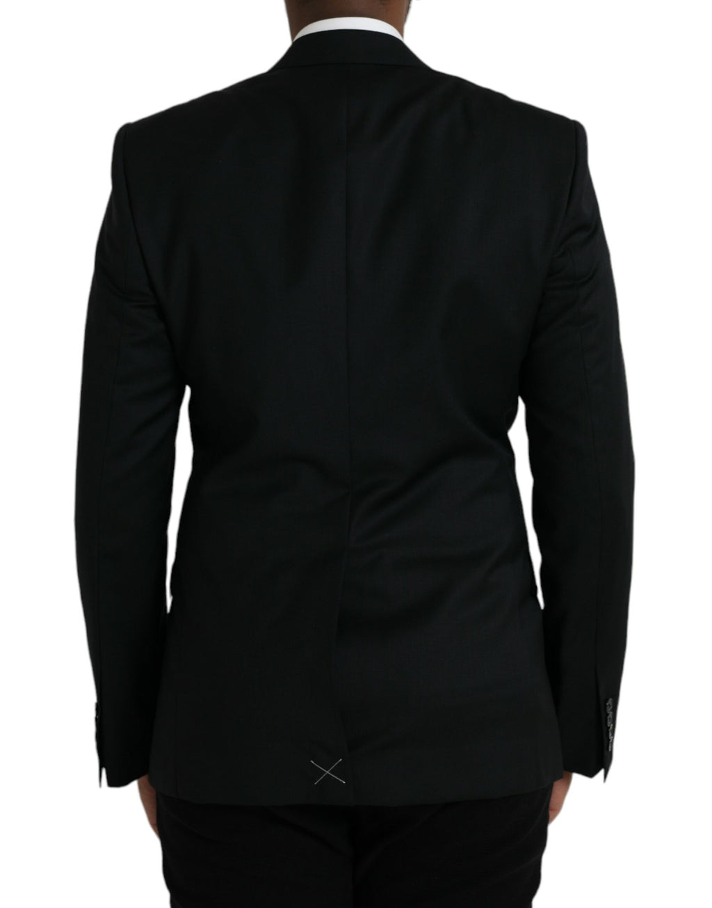 Blazer simple boutonnage en laine noire MARTINI de Dolce &amp; Gabbana