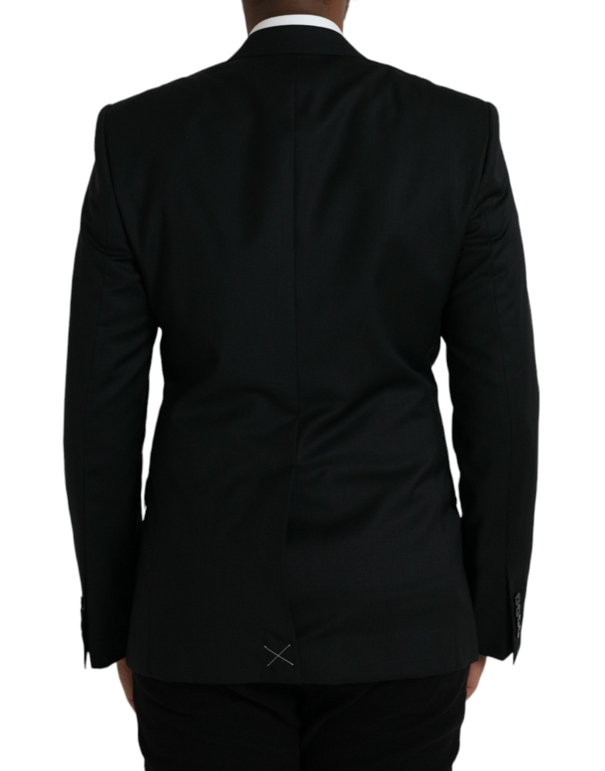 Blazer simple boutonnage en laine noire MARTINI de Dolce &amp; Gabbana