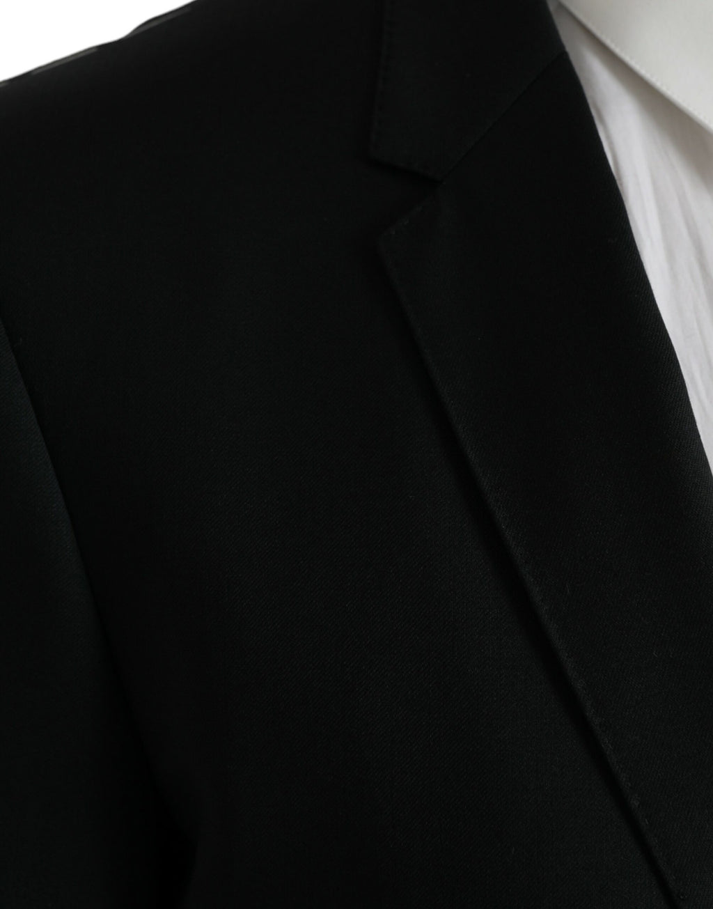 Blazer simple boutonnage en laine noire MARTINI de Dolce &amp; Gabbana