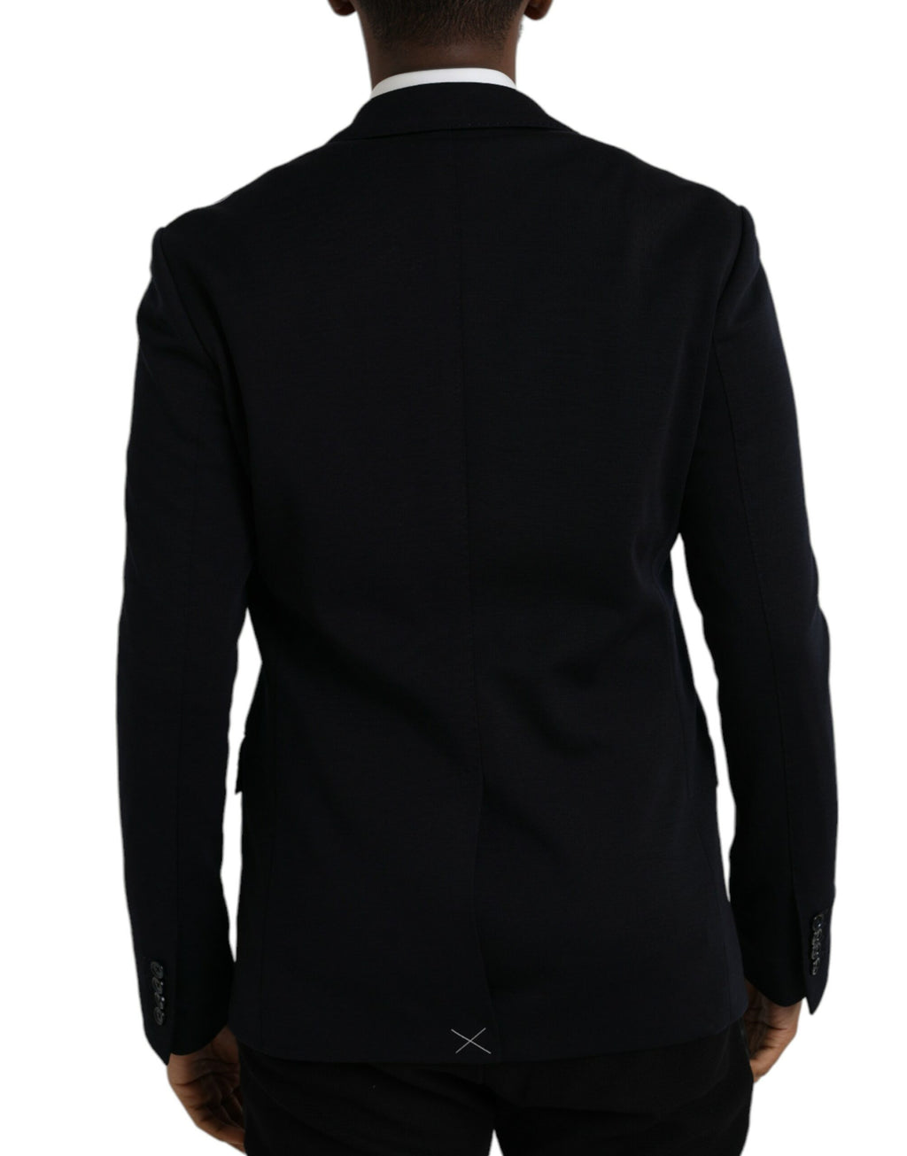 Blazer simple boutonnage en laine noire Dolce &amp; Gabbana