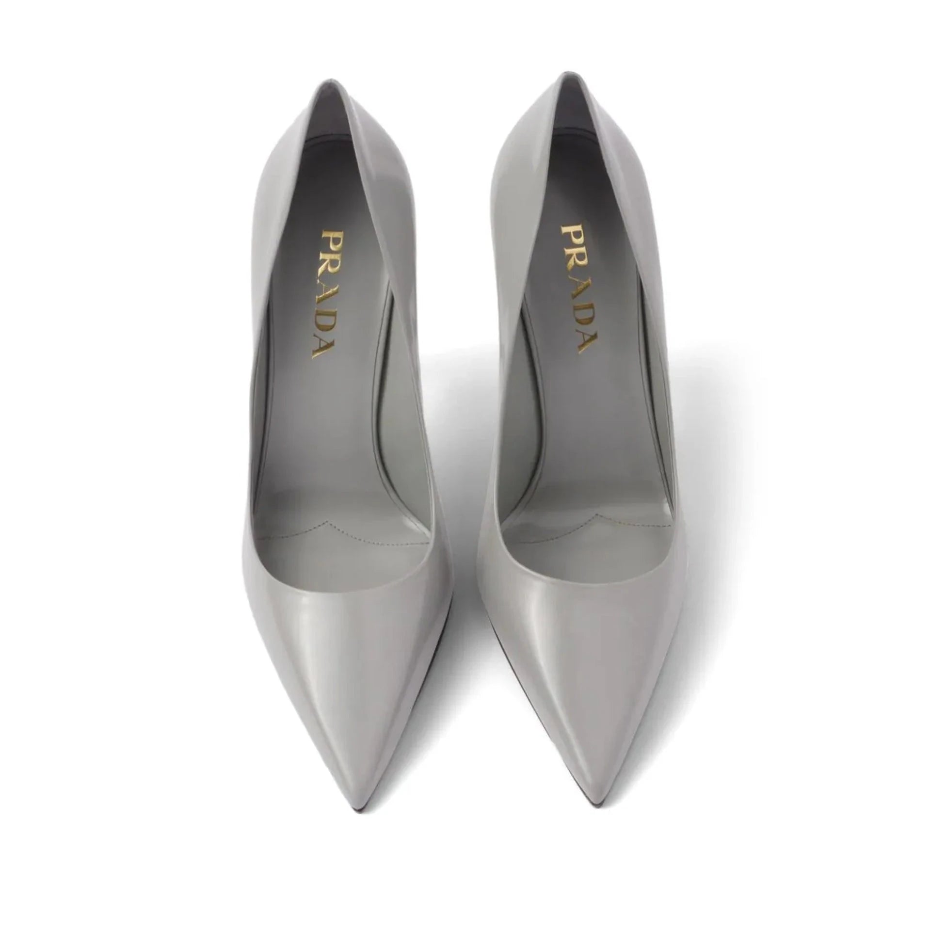 Prada Brushed Leather Pumps