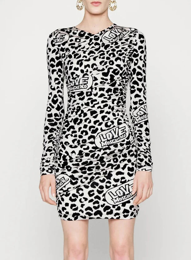 Love Moschino Dress White Woman