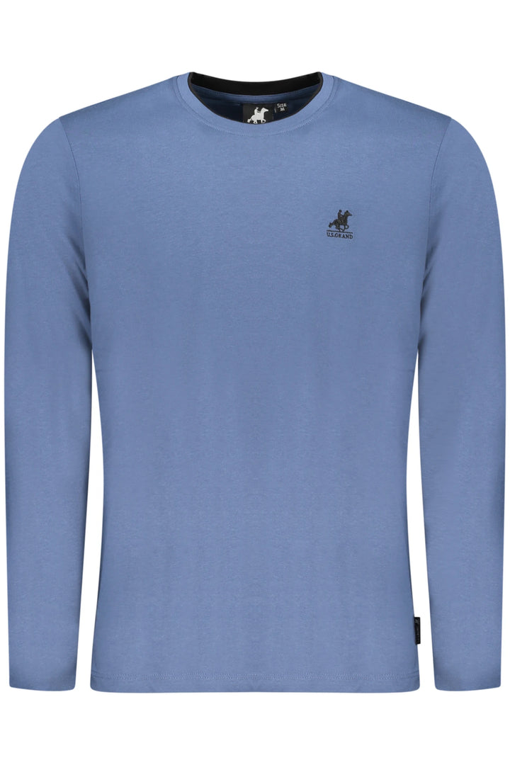 US GRAND MEN&#39;S LONG-SLEEVED T-SHIRT BLUE