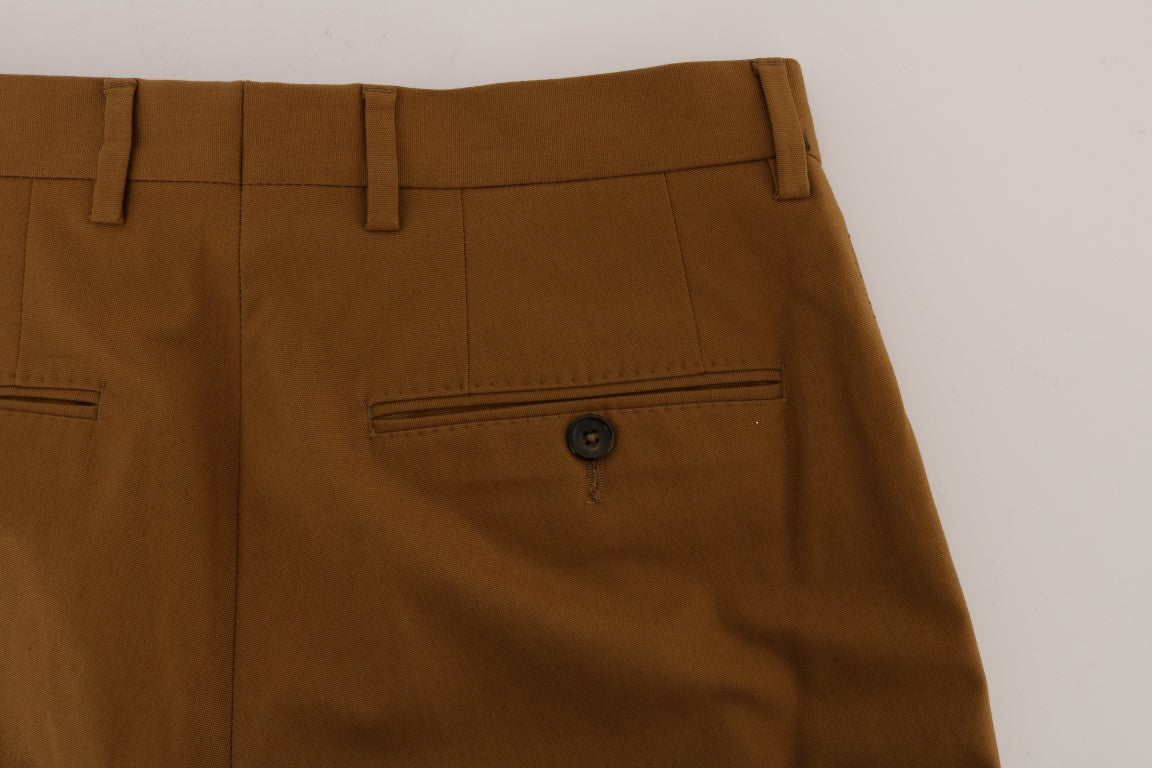 Dolce &amp; Gabbana Elegante braune Anzughose für Herren